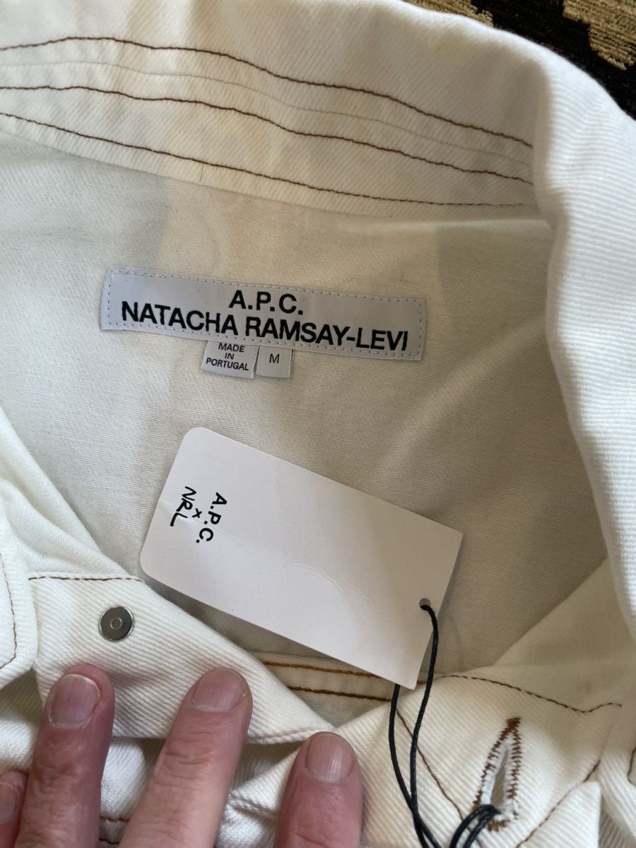 A.P.C. Sz M Boxy Cropped Denim Jacket Size M / US 6-8 / IT 42-44 - 3 Thumbnail