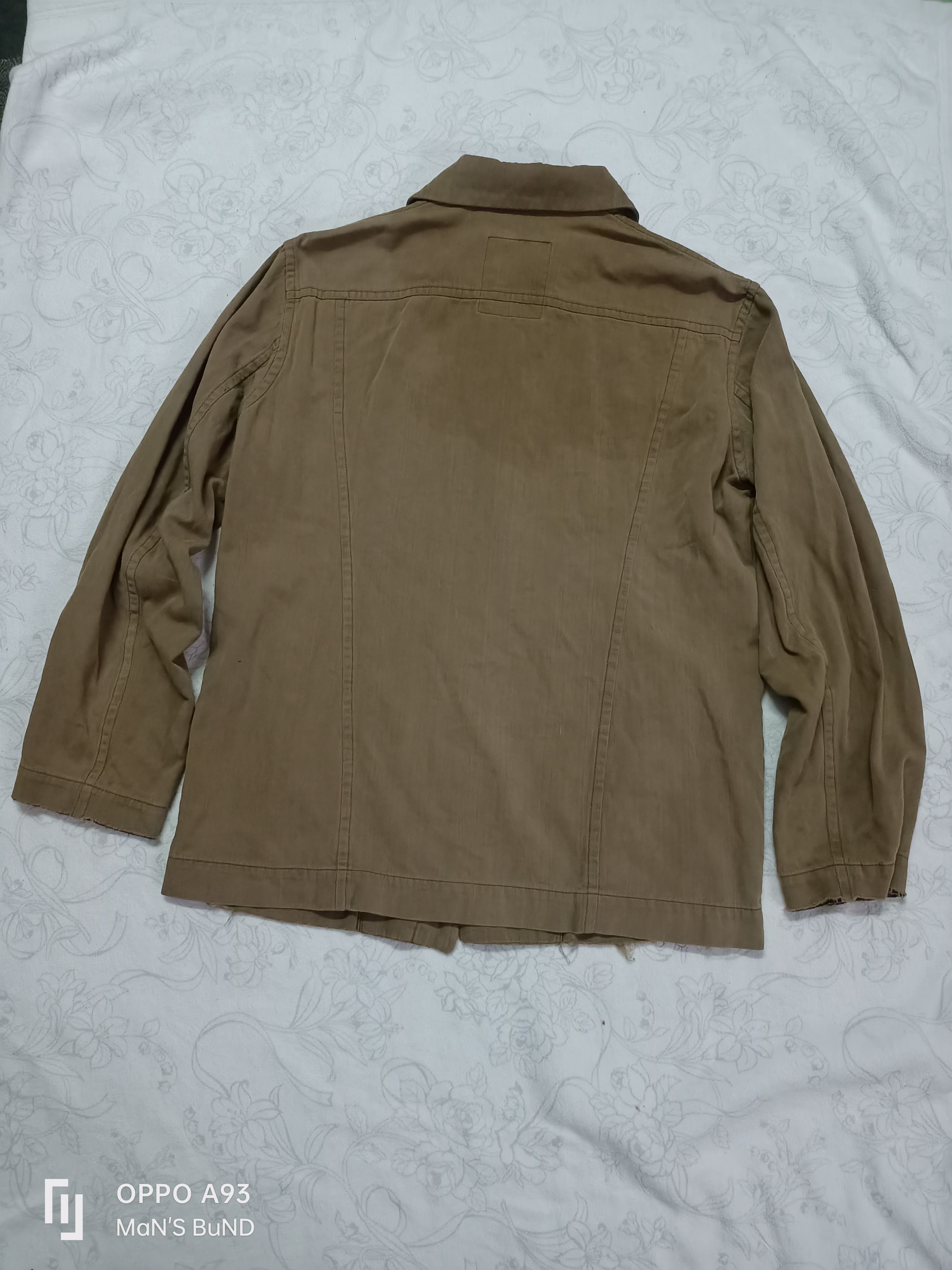 Japanese Brand Y's X Yohji Yamamoto distressed cotton jacket.. Size US M / EU 48-50 / 2 - 14 Thumbnail