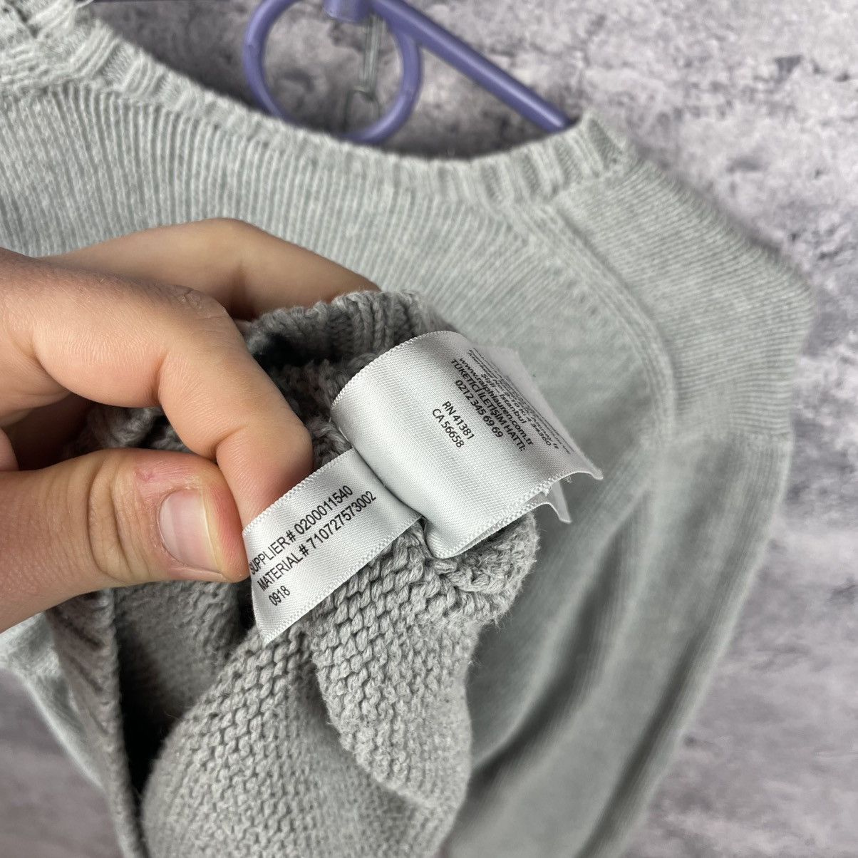 Polo Ralph Lauren Vintage Polo Ralph Lauren Sweater Gray Knit Cotton Size US M / EU 48-50 / 2 - 22 Thumbnail