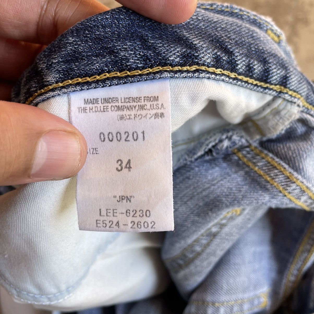 Lee 🔥Vintage Lee 6230 Stoned Washed Distress Denim Jeans Size US 33 - 13 Thumbnail