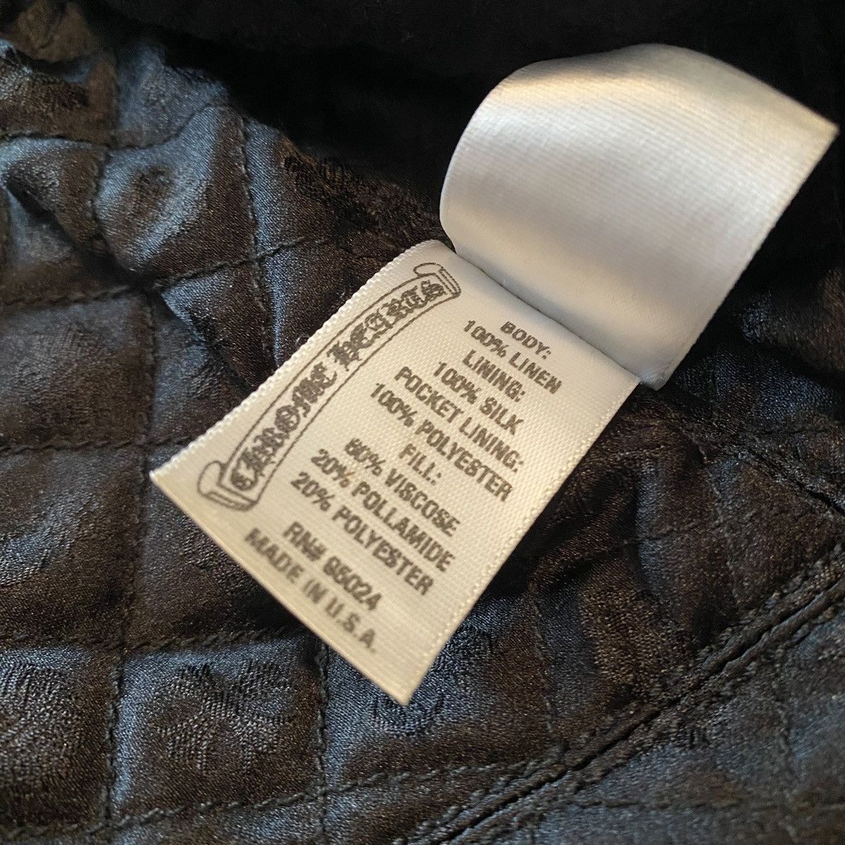 Chrome Hearts Chrome Hearts JJ Dean Waxed Denim Motorcycle Rider Jacket Size US XS / EU 42 / 0 - 14 Thumbnail