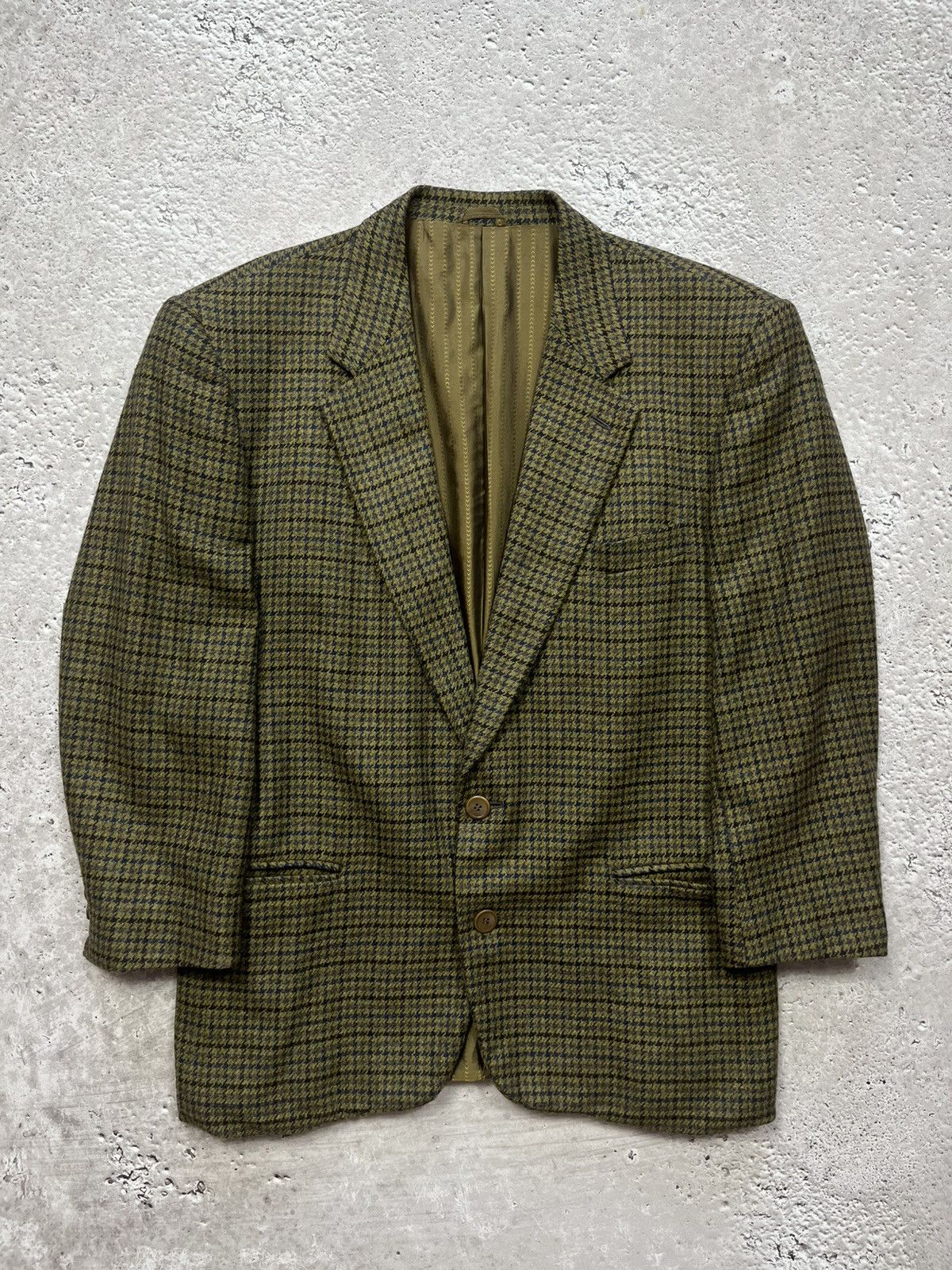 Loro Piana Hilton Loro Piana Blazer 100% Cashmere Italy Check 48 Size US M / EU 48-50 / 2 - 1 Thumbnail