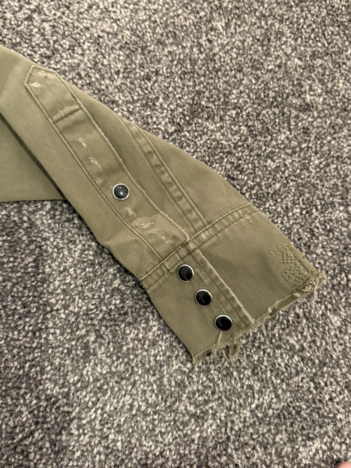 Saint Laurent Paris SLP Saint Laurent western snap button up shirt Size US XL / EU 56 / 4 - 7 Thumbnail