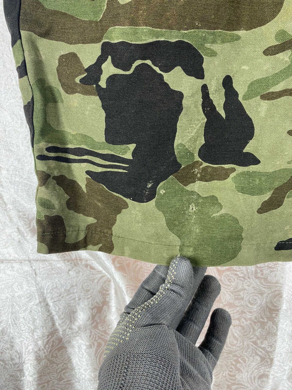 Vintage RUCK DAM Camouflage Utility Vest Multi Pocket Military Style Size US L / EU 52-54 / 3 - 12 Thumbnail