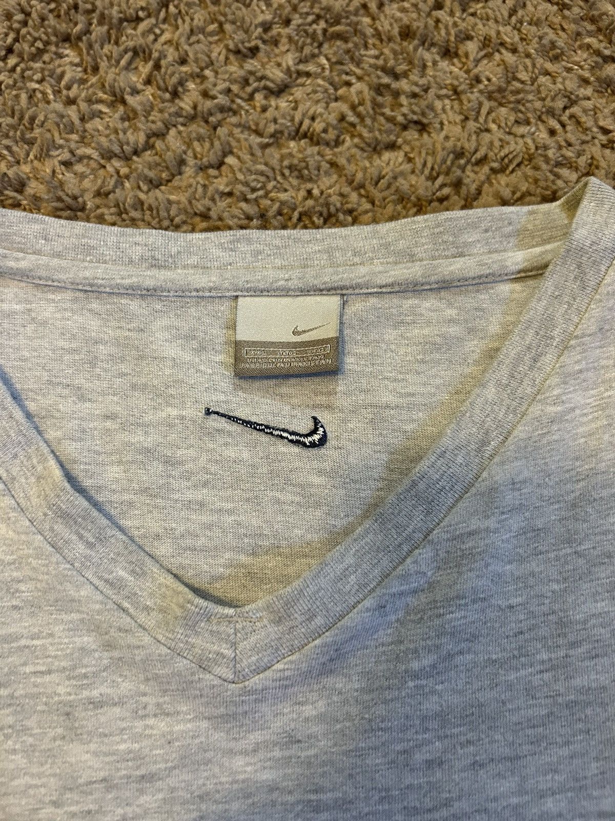 Nike Grey and blue vintage Nike t-shirt Size US XXL / EU 58 / 5 - 5 Thumbnail