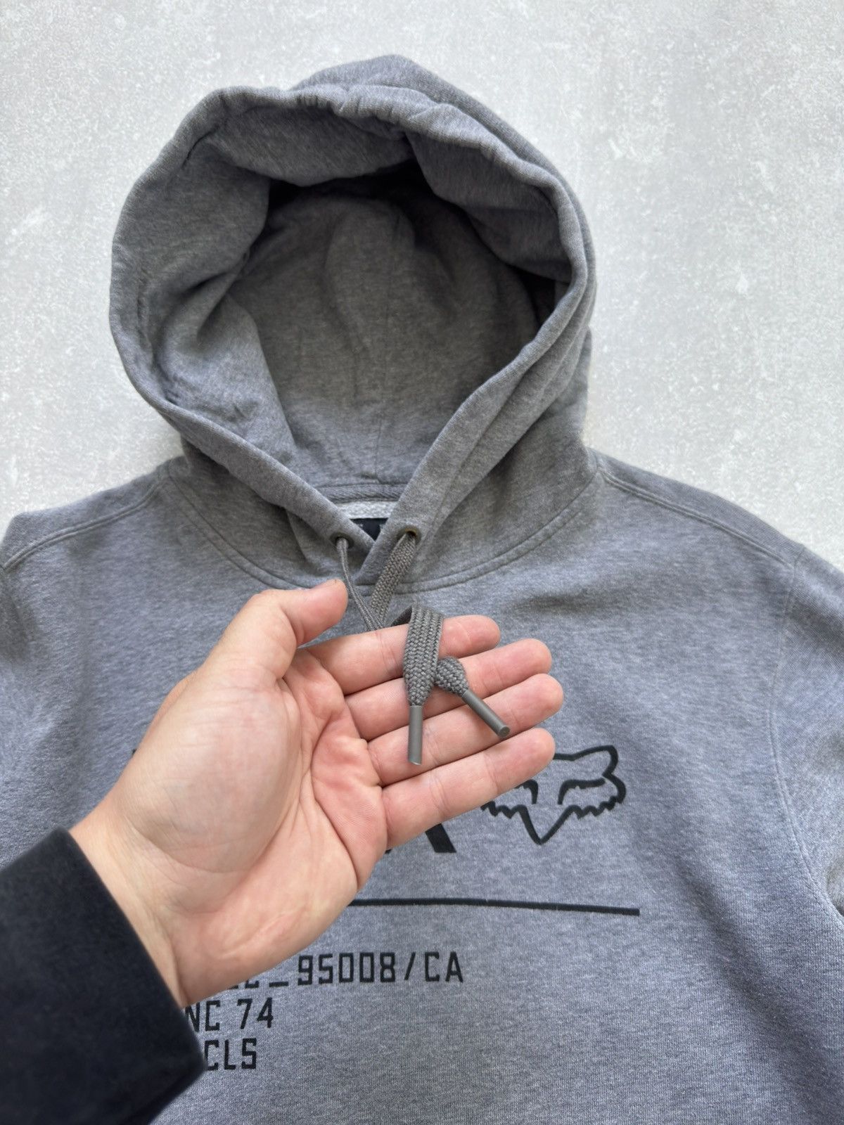 Fox Racing Vintage Fox Racing Gray Hoodie Monster Non Stop Pullover Size US M / EU 48-50 / 2 - 6 Thumbnail