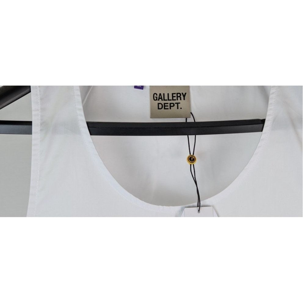 Gallery Dept. o1rshd1 Resort Sleeveless Cotton-Poplin Top in White M Size US M / EU 48-50 / 2 - 5 Thumbnail
