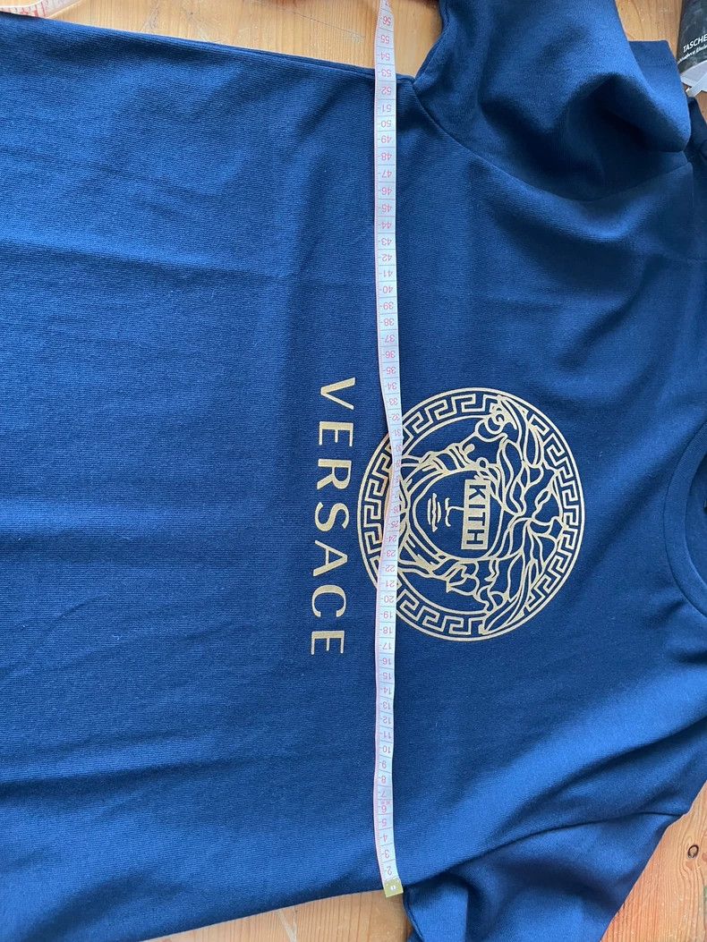 Versace Versace Dark blue short-sleeved T-shirt Size US M / EU 48-50 / 2 - 3 Thumbnail