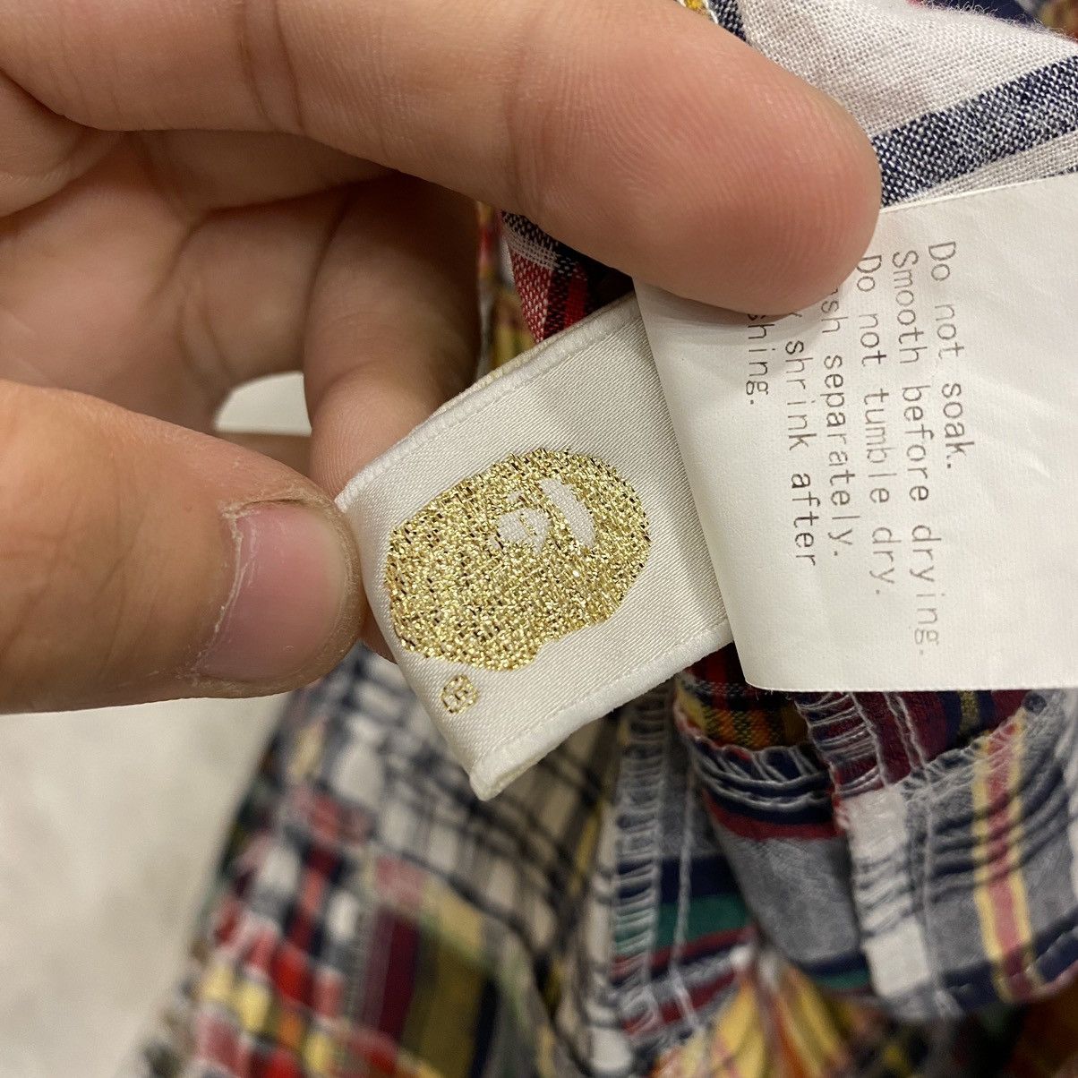 Bape Bape Point Logo Dark Patchwork L/S Shirt Size S / US 4 / IT 40 - 7 Thumbnail