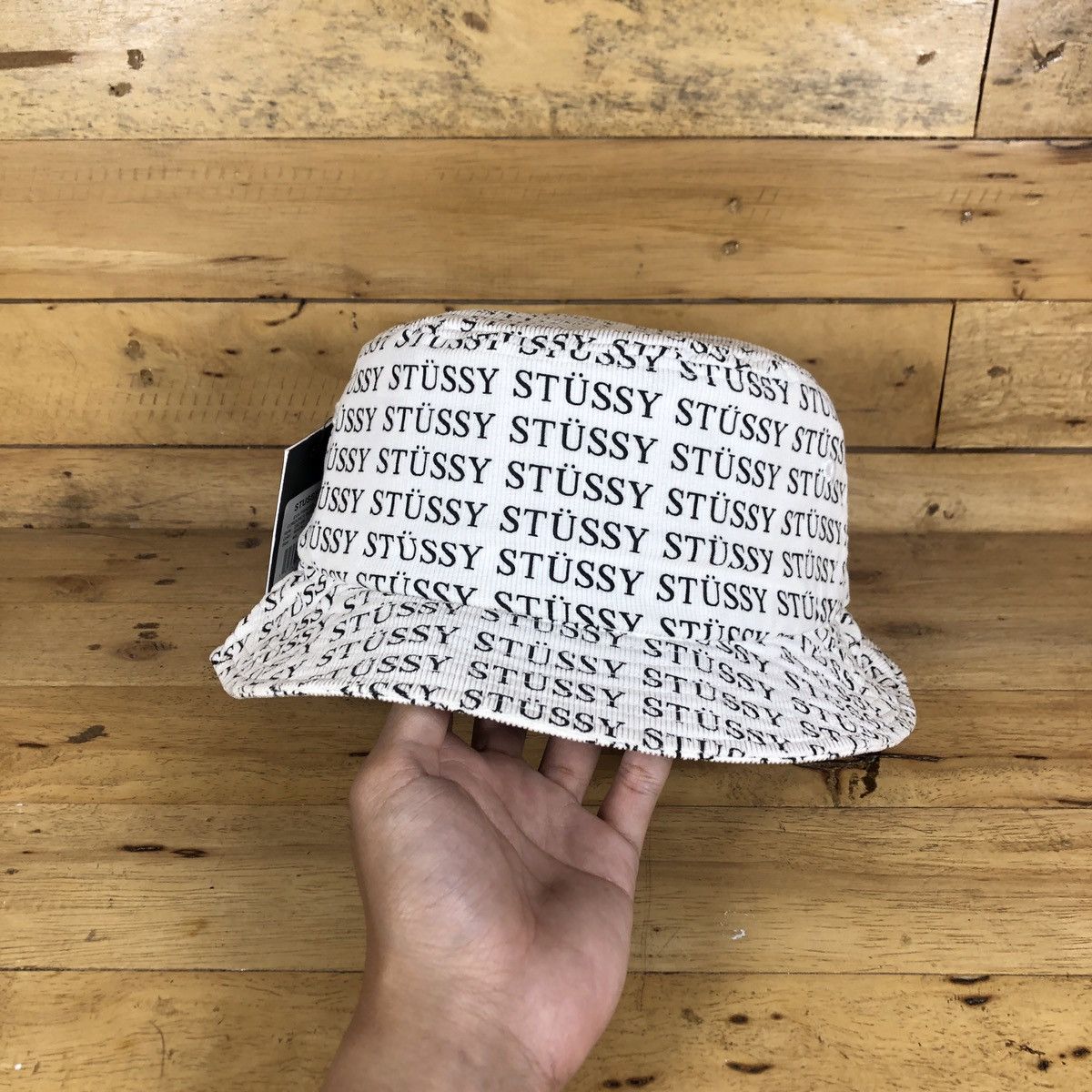 Stussy × Vintage Stussy Eva Printed Corduroy Bucket Size ONE SIZE - 1 Thumbnail