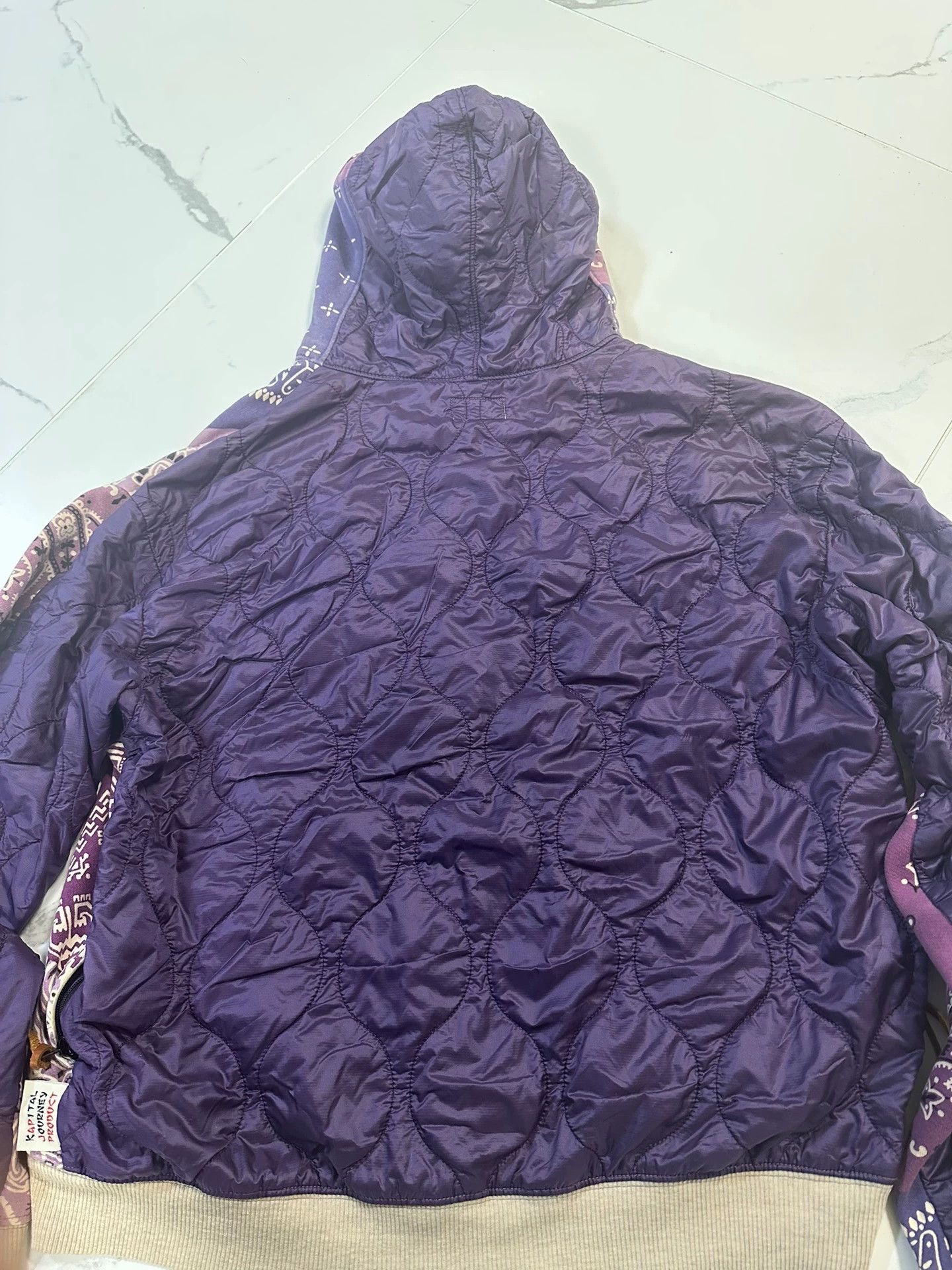 Kapital Kapital Purple Waist Flower Hoodie Jacket Size 4 Size S / US 4 / IT 40 - 4 Thumbnail