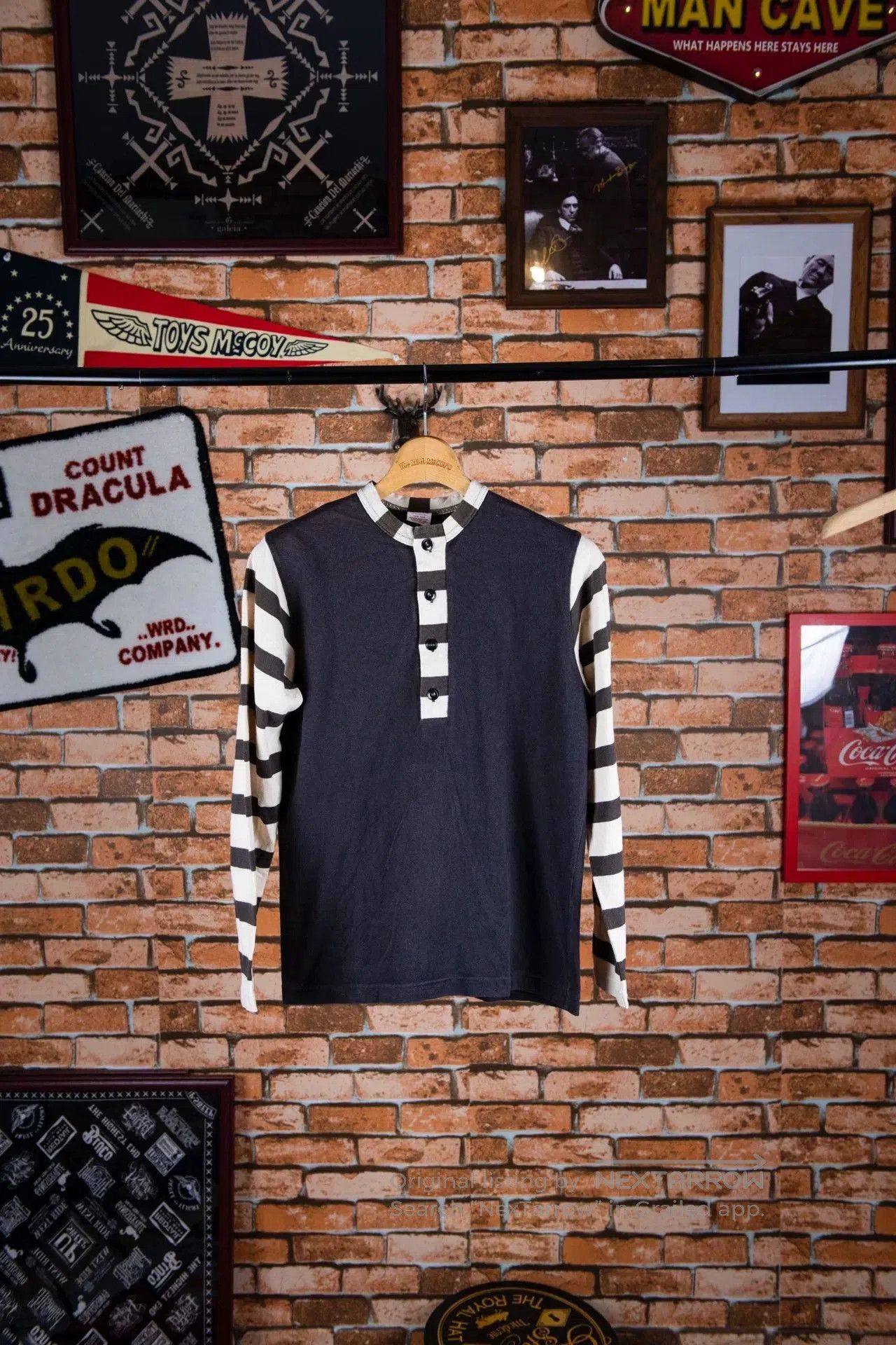 Freewheelers FREEWHEELERS Long Sleeve Striped T-Shirt. Size US M / EU 48-50 / 2 - 1 Thumbnail