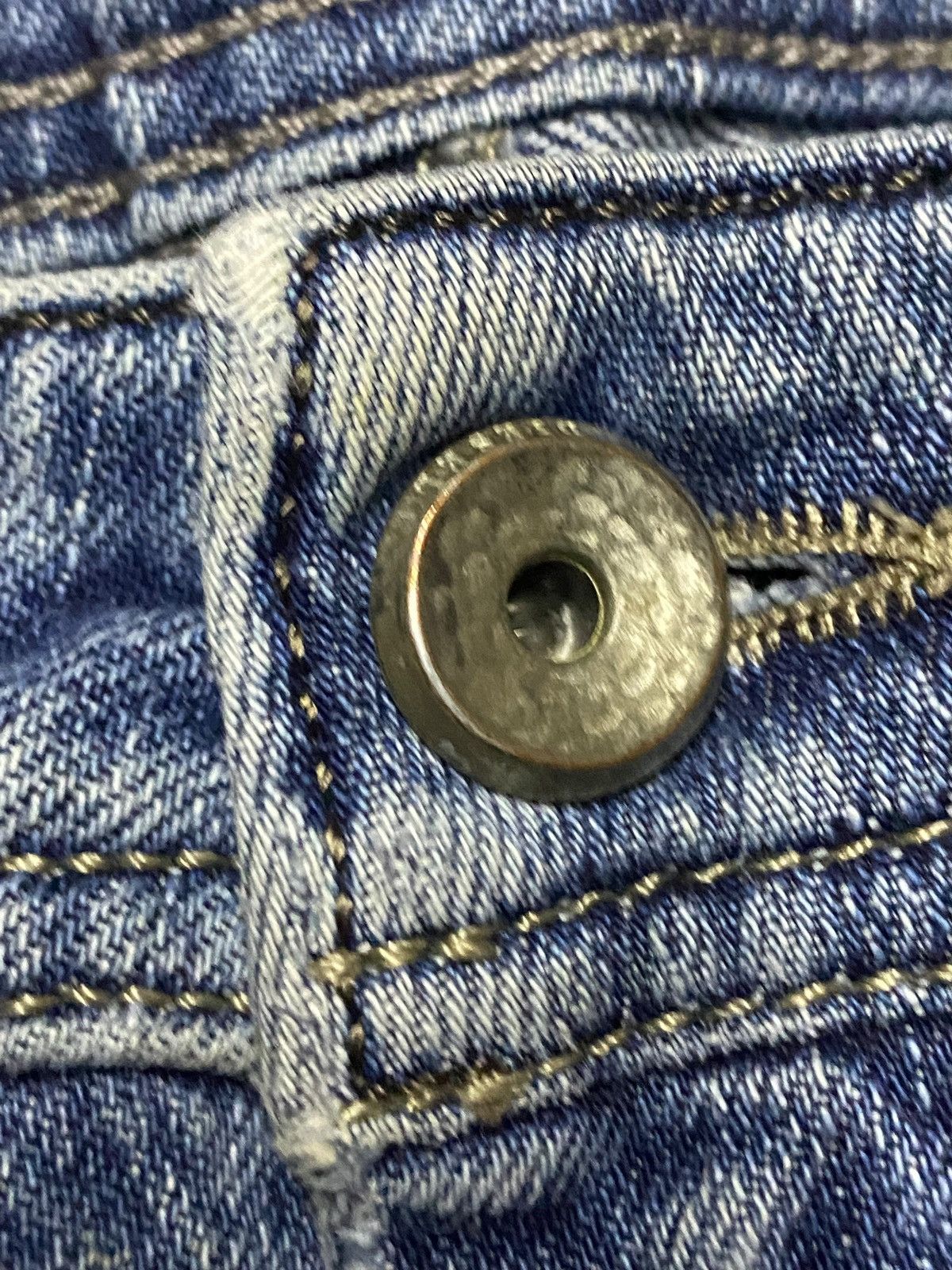 Diesel Vintage Diesel Thanaz Faded Wash Distressed Skinny Jeans Size US 34 / EU 50 - 8 Thumbnail