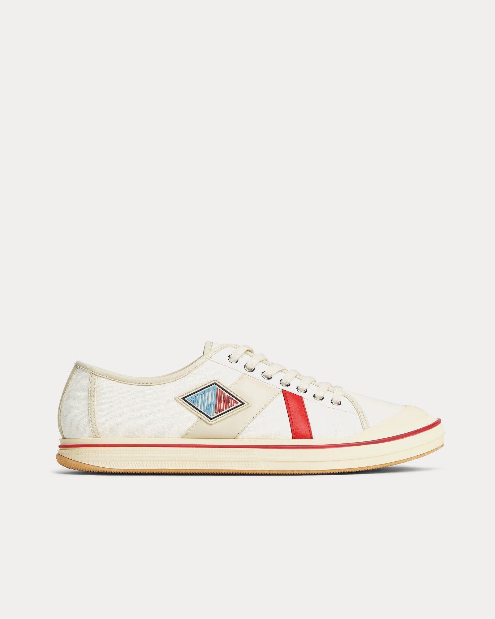 Bottega Veneta Eliot White / Sea Salt Low Top Sneakers Size US 10 / EU 43 - 1 Thumbnail