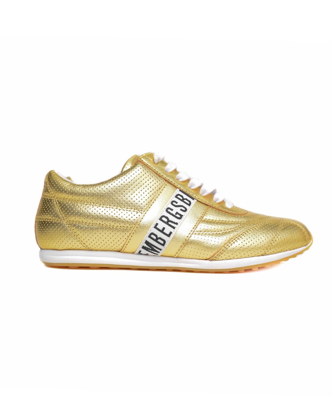 Dirk Bikkembergs Vintage Dirk Bikkembergs Gold Sneakers Size US 8 / IT 38 - 5 Thumbnail