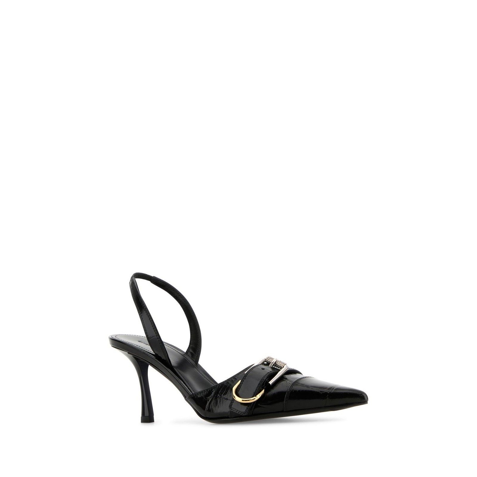 Givenchy GIVENCHY Voyou Black Leather 75mm Heel Pumps New & Authentic Size US 8 / IT 38 - 2 Thumbnail