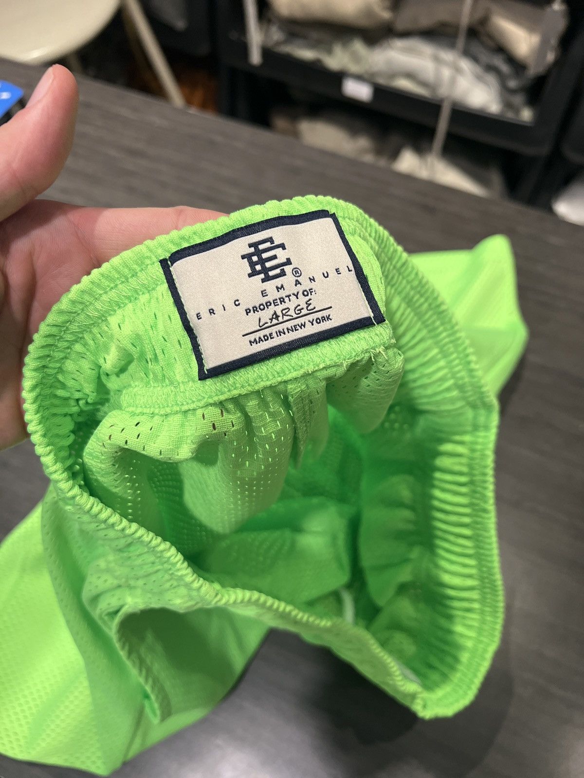 Eric Emanuel Eric Emanuel Basic Shorts Lime Green Size US 34 / EU 50 - 3 Thumbnail