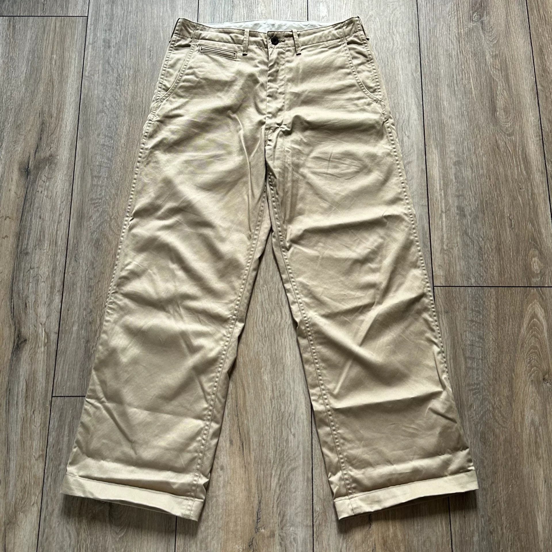 WESCO Wesco Japan Cycleman 1940s 41Khaki Trousers Size US 32 / EU 48 - 1 Thumbnail
