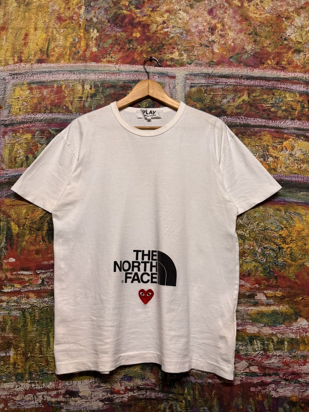 Comme des Garcons × The North Face Cdg Play x The North Face Tee Size US XL / EU 56 / 4 - 1 Thumbnail