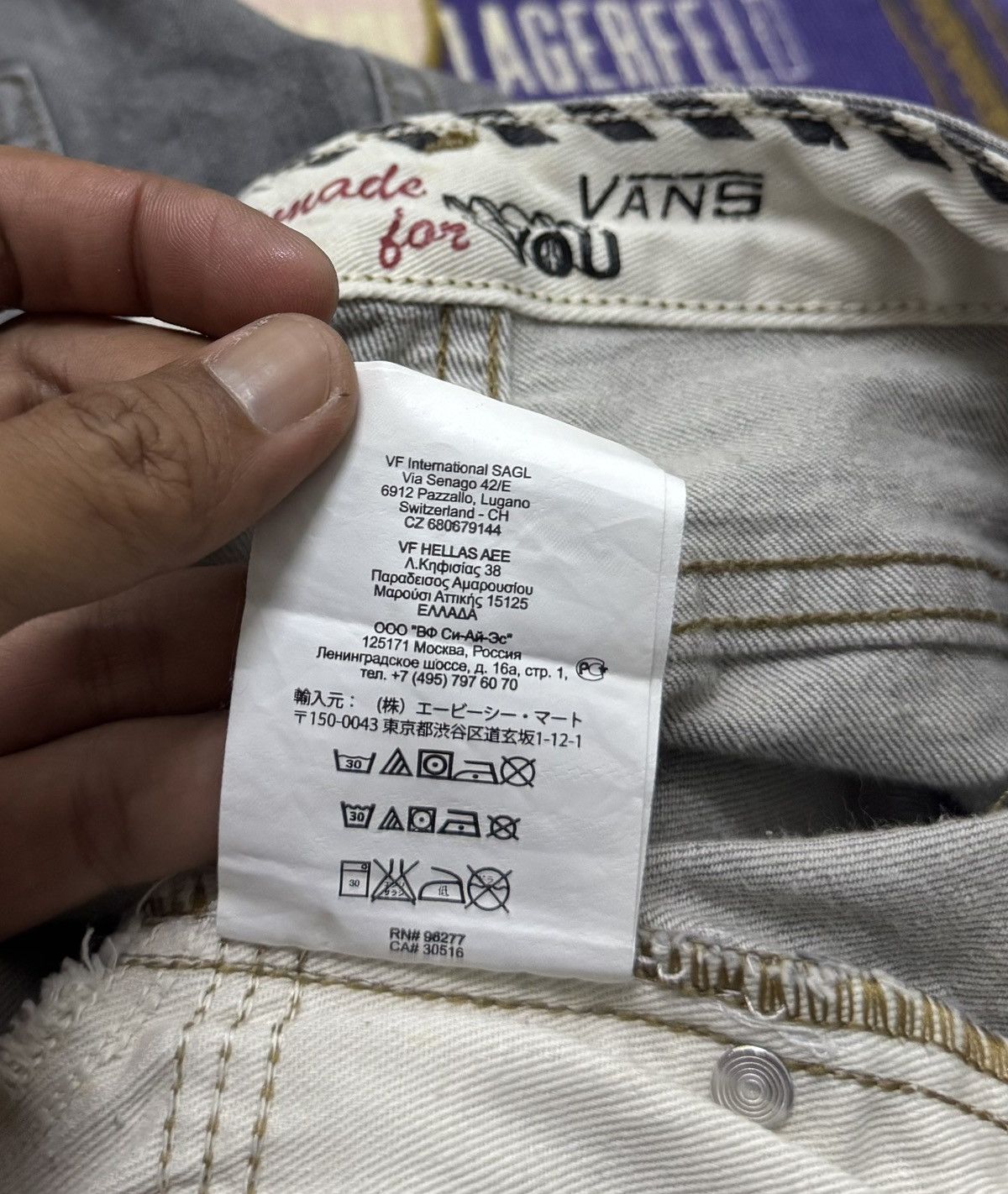 Vans VANS Made Nicaragua Denim Pant Size US 33 - 14 Thumbnail