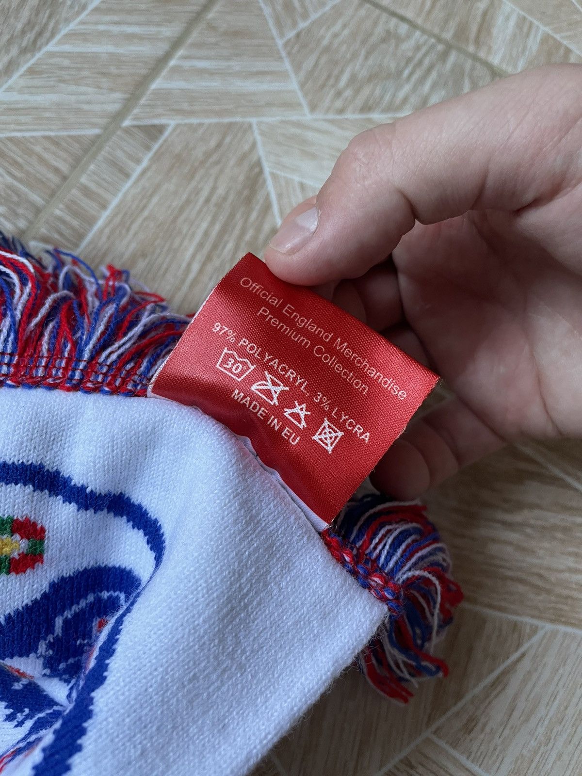 Vintage Vintage Football Soccer Englang Logo Scarf Size ONE SIZE - 7 Thumbnail