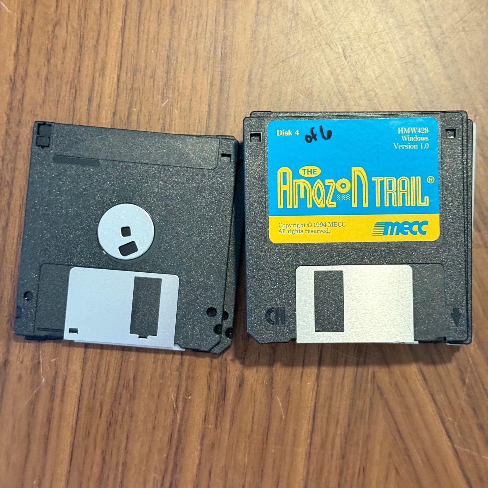 Vintage The Amazon Trail MECC Windows 1.0 Full 6-Disk Set Game Mint Size ONE SIZE - 6 Thumbnail