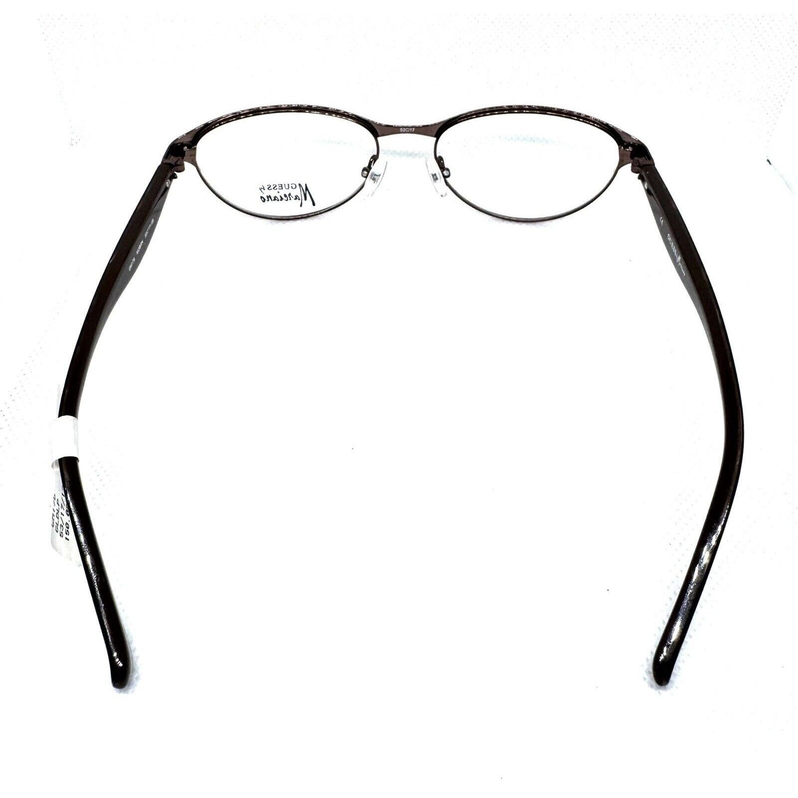 Guess GUESS BY MARCIANO GM176 MAROON BROWN EYEGLASSES FRAME 53-17 Size ONE SIZE - 6 Thumbnail