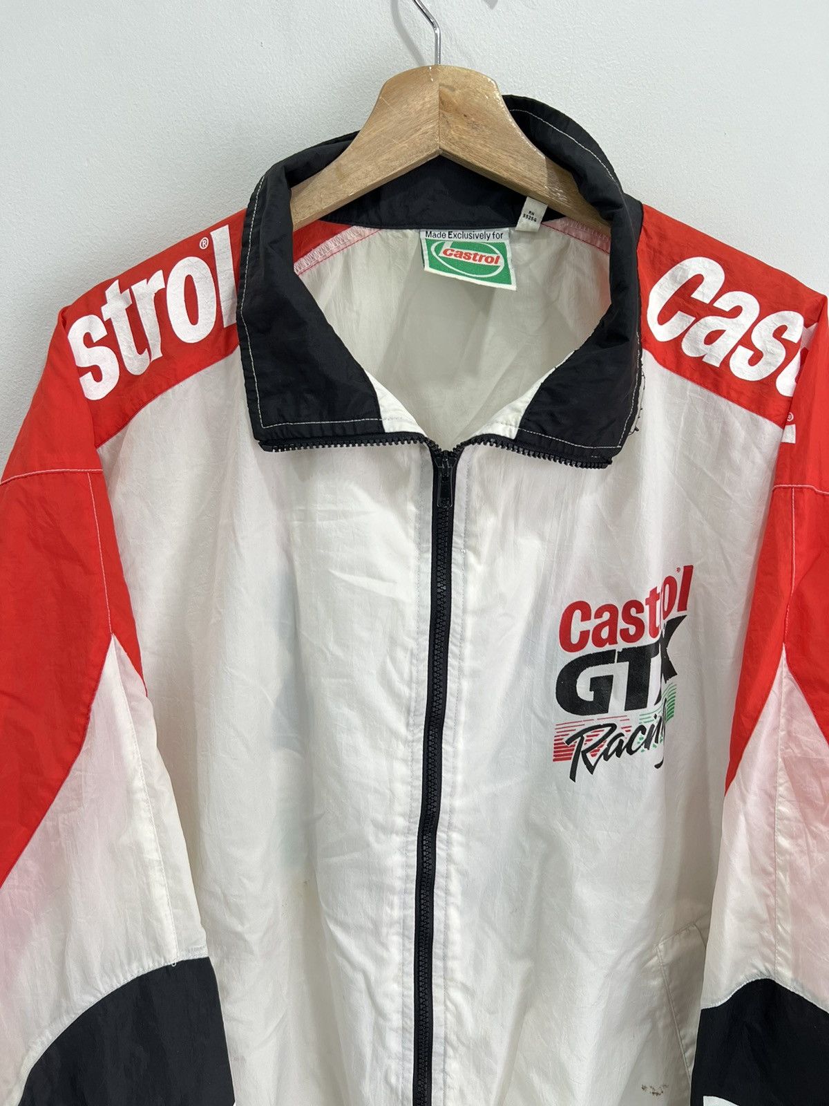 Vintage Vintage Castrol Racing Jacket Windbreaker gas promo Size US XL / EU 56 / 4 - 6 Thumbnail