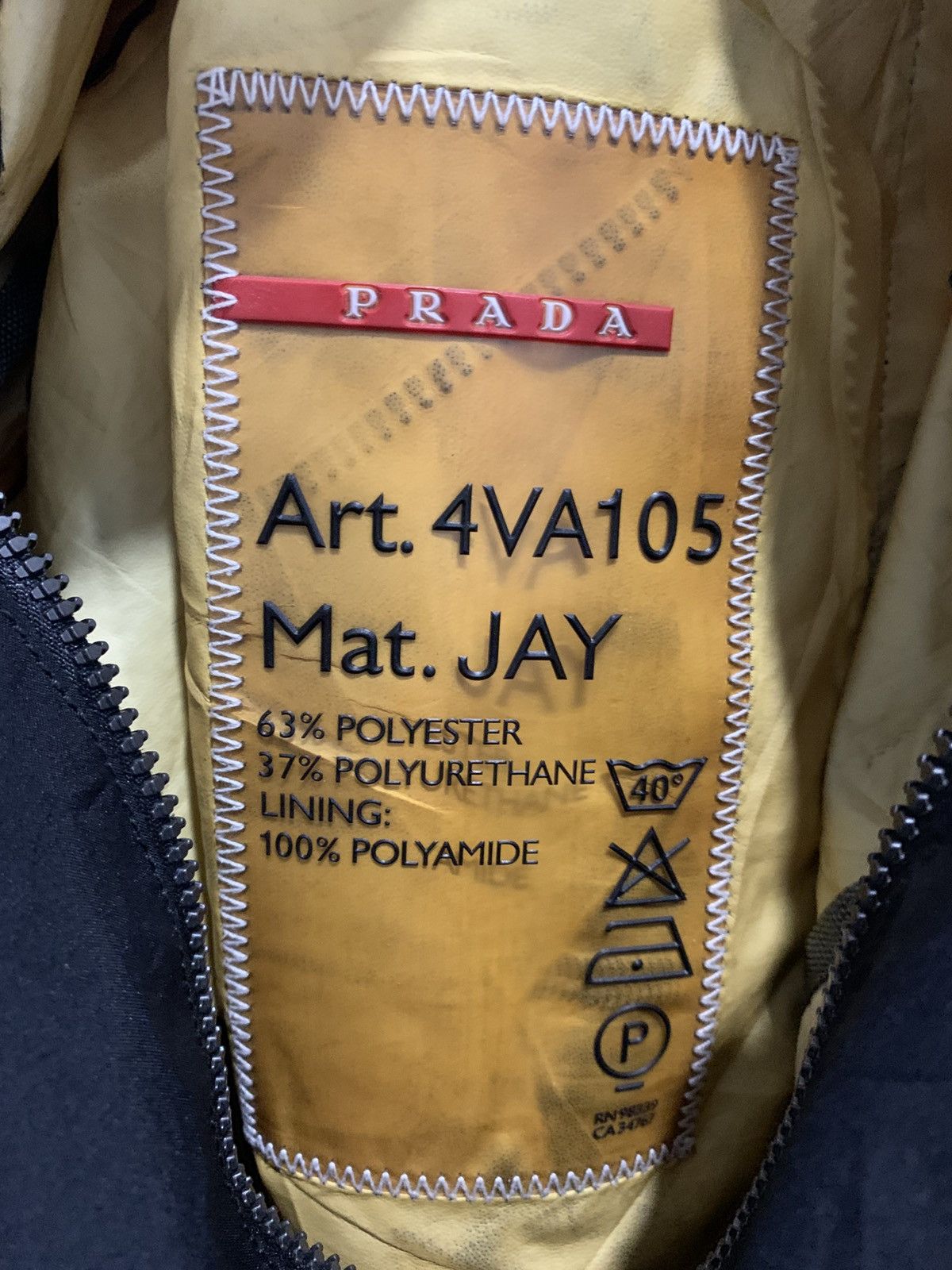 Prada × Vintage 🔥VTG PRADA SPORT NYLON BLACK RIRI ZIPPER TOTE Size ONE SIZE - 8 Thumbnail