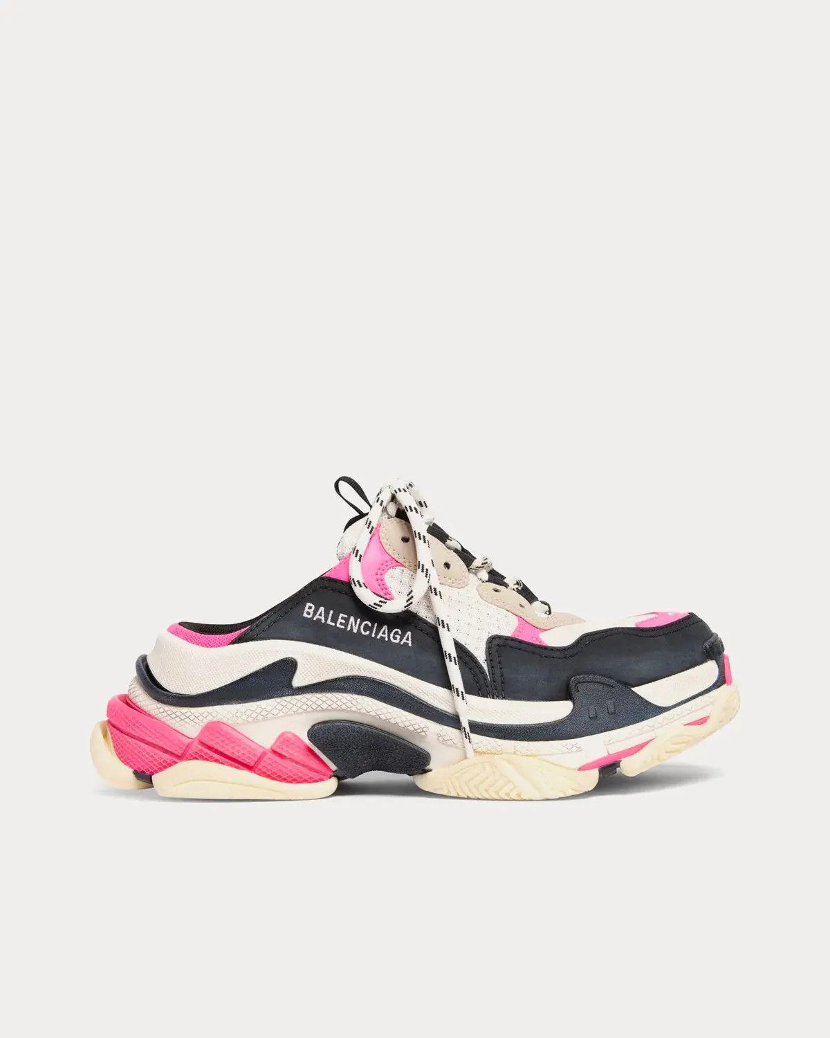 Balenciaga o1w1db10625 Triple S Mules in Multicolor Size US 7 / IT 37 - 1 Thumbnail