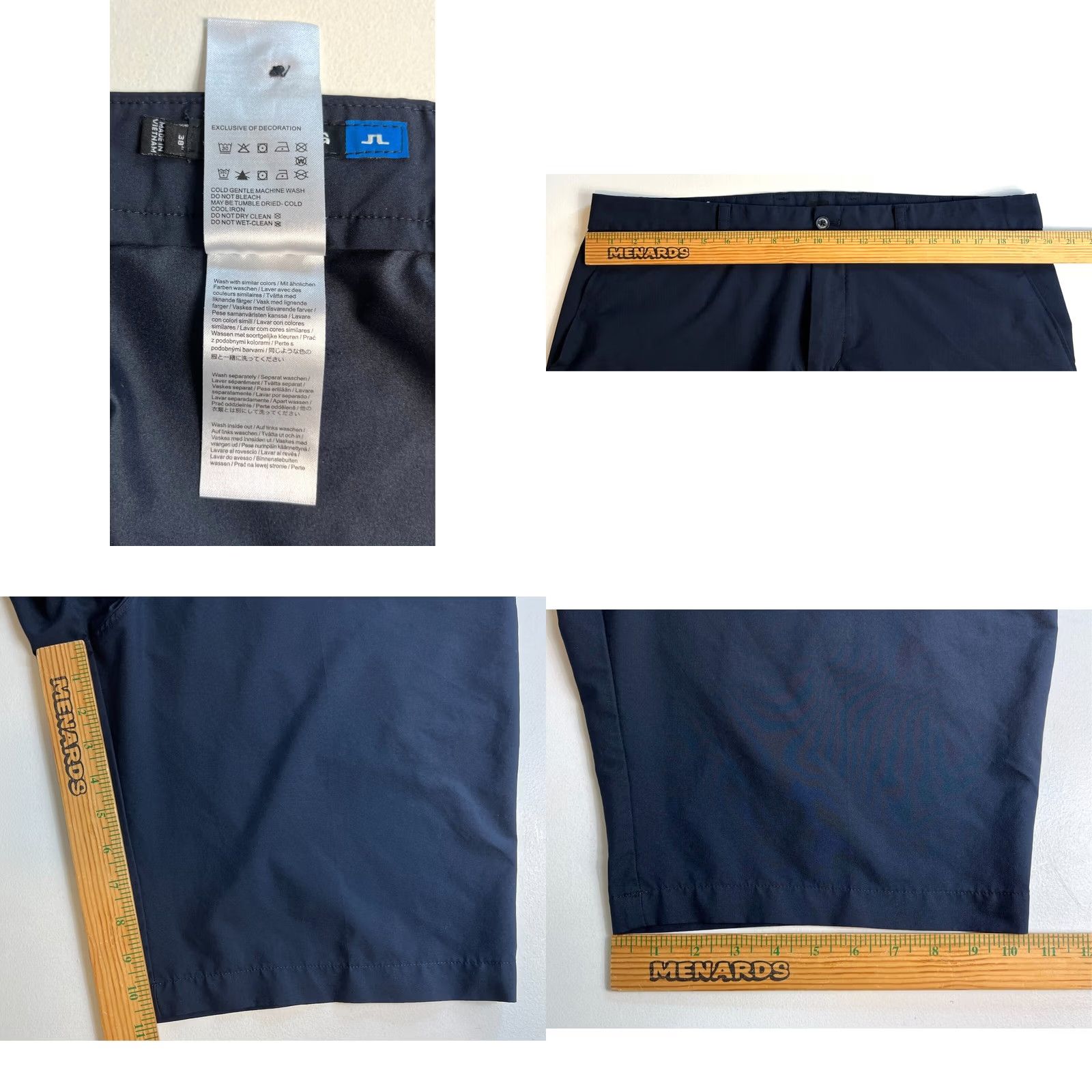 J.Lindeberg J.Lindeberg Shirt? Short? No, correct: Men's J.Lindeberg Somle Tapered Fit Light Poly Shorts Navy 38 Size US 38 / EU 54 - 8 Thumbnail