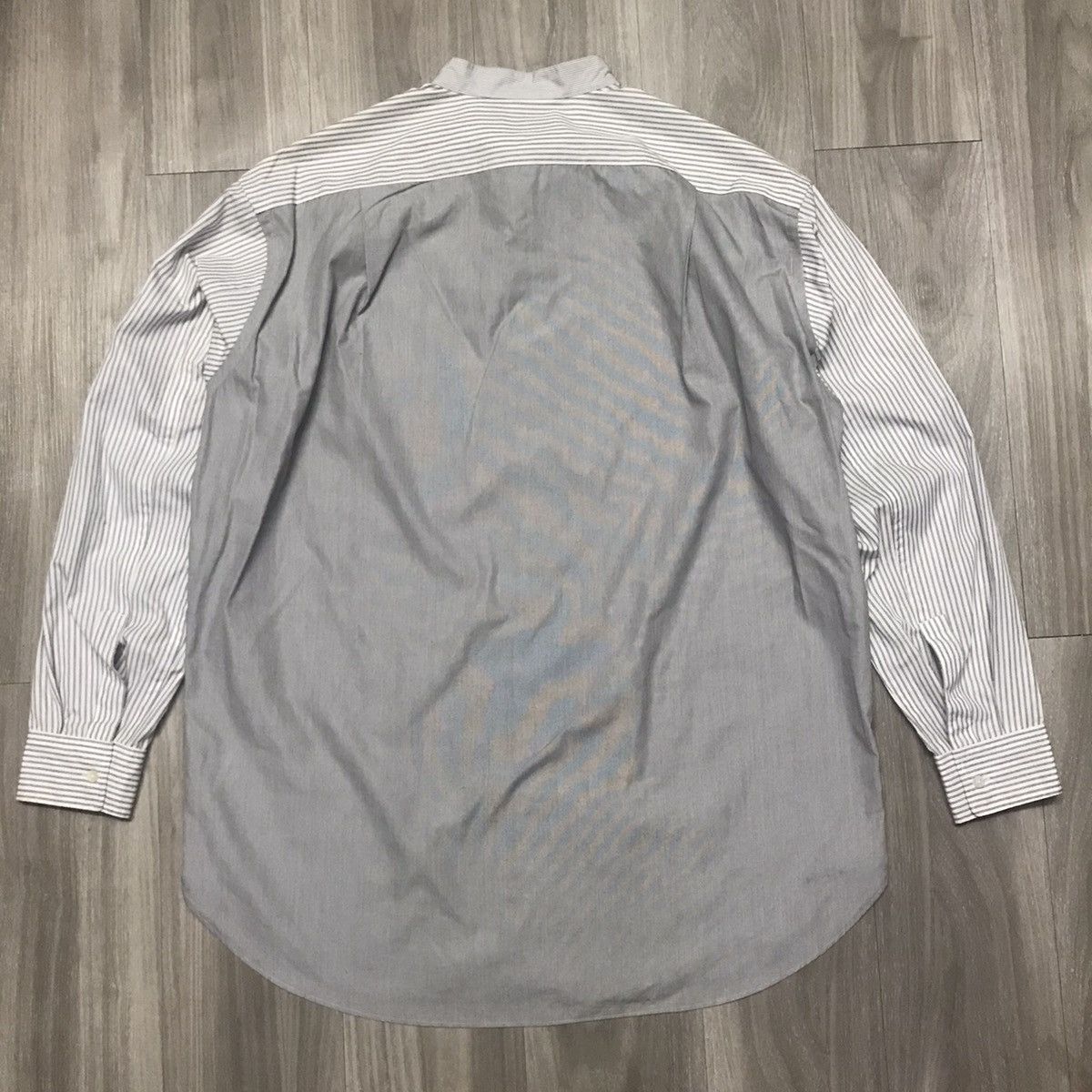 Jil Sander × Uniqlo JILL SANDER X UNIQLO - Mandarin Collar Two Tones Wide Shirts Size US L / EU 52-54 / 3 - 13 Thumbnail