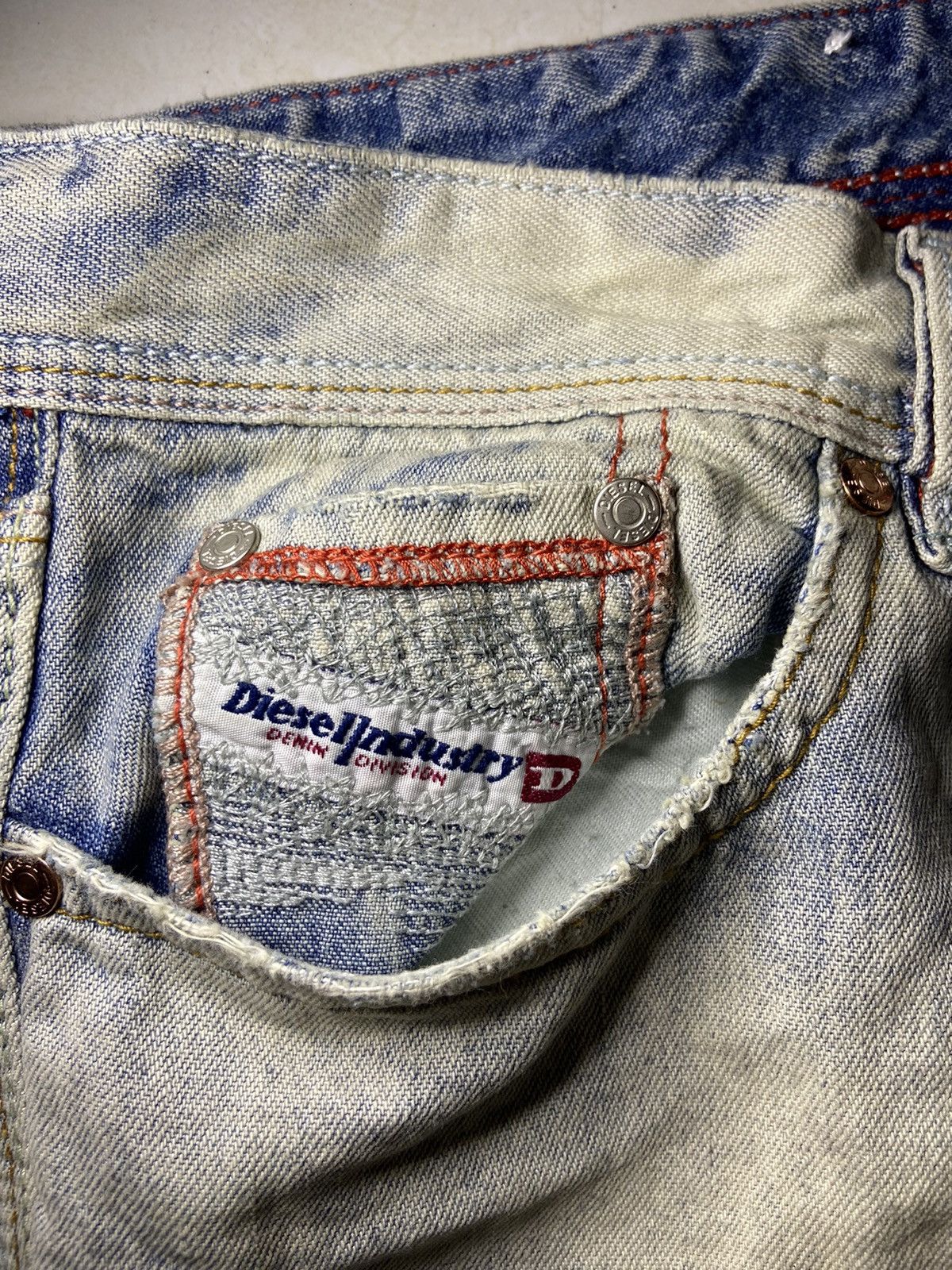 Diesel × Yasuyuki Ishii Vintage Diesel Industry stone wash jeans Size US 30 / EU 46 - 4 Thumbnail