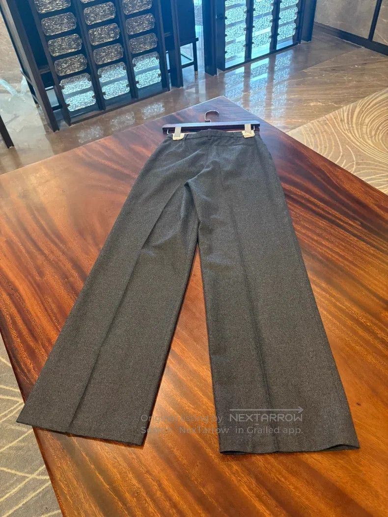 Hermes Hermes Ladies Casual Pants, 100% Wool, Mid-Rise Straight, Size 42" / US 20 - 3 Thumbnail
