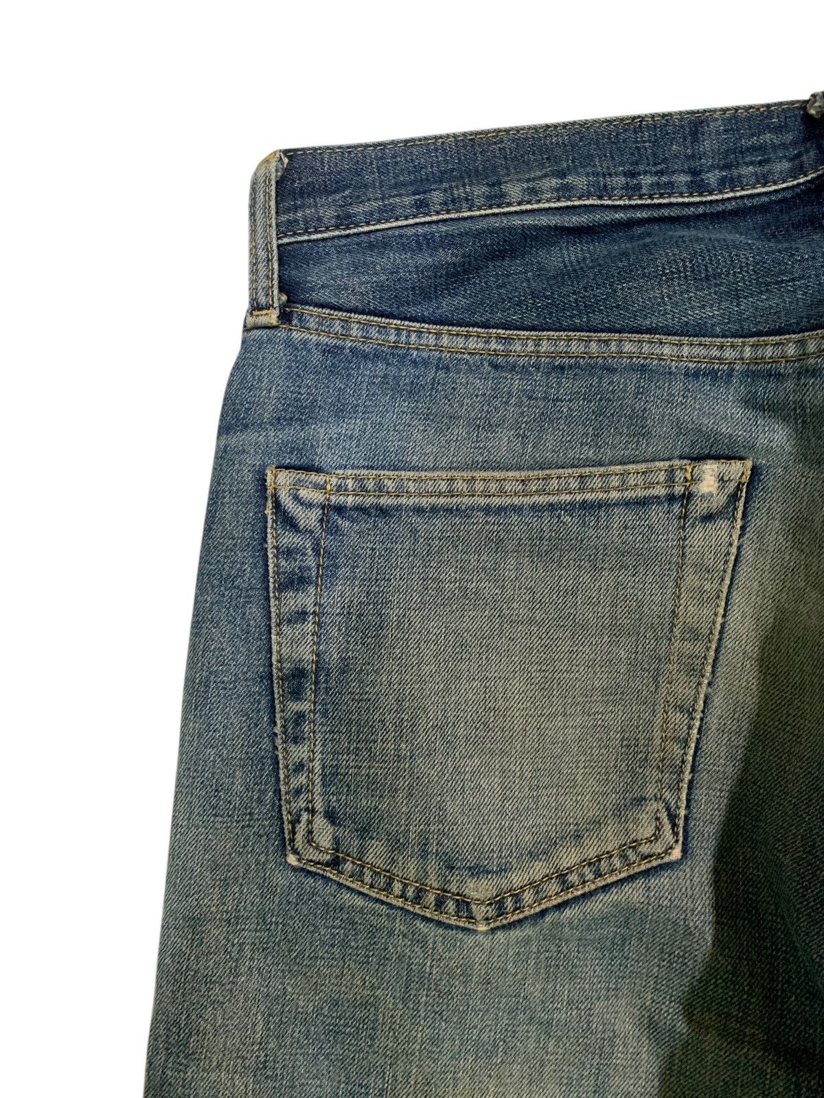 Kapital VINTAGE KAMAKURA SELVEDGE FADED JAPANESE DISTRESSED DENIM Size US 33 - 12 Thumbnail