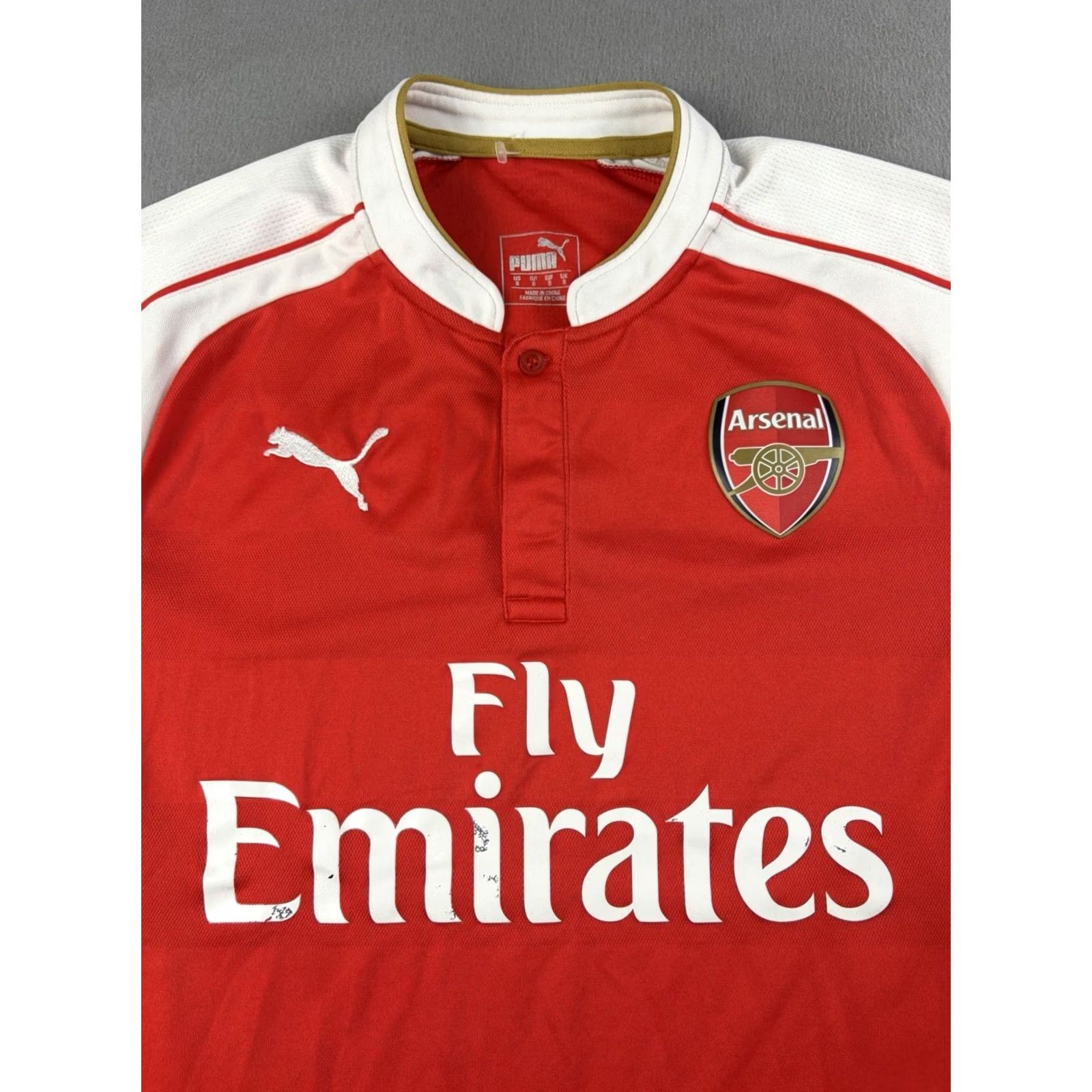 Puma Puma Arsenal Soccer Jersey Size S Red Fly Emirates Home Kit Football Shirt Mens Short Sleeve Round Neck Classic Size US S / EU 44-46 / 1 - 2 Thumbnail