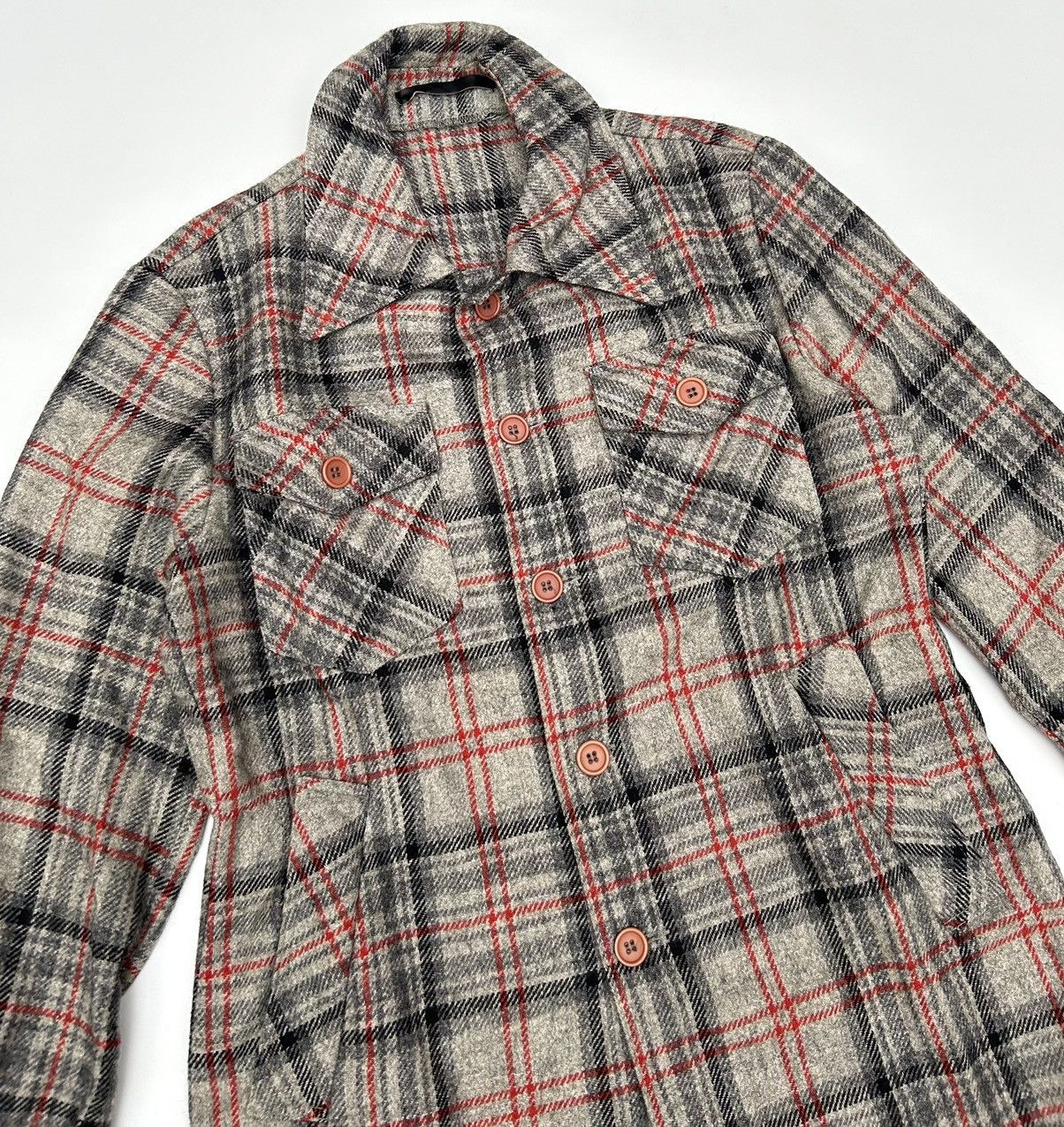 McGregor × Vintage Vintage 70’s McGregor Sportswear Plaid Flannel Jacket Size US M / EU 48-50 / 2 - 3 Thumbnail
