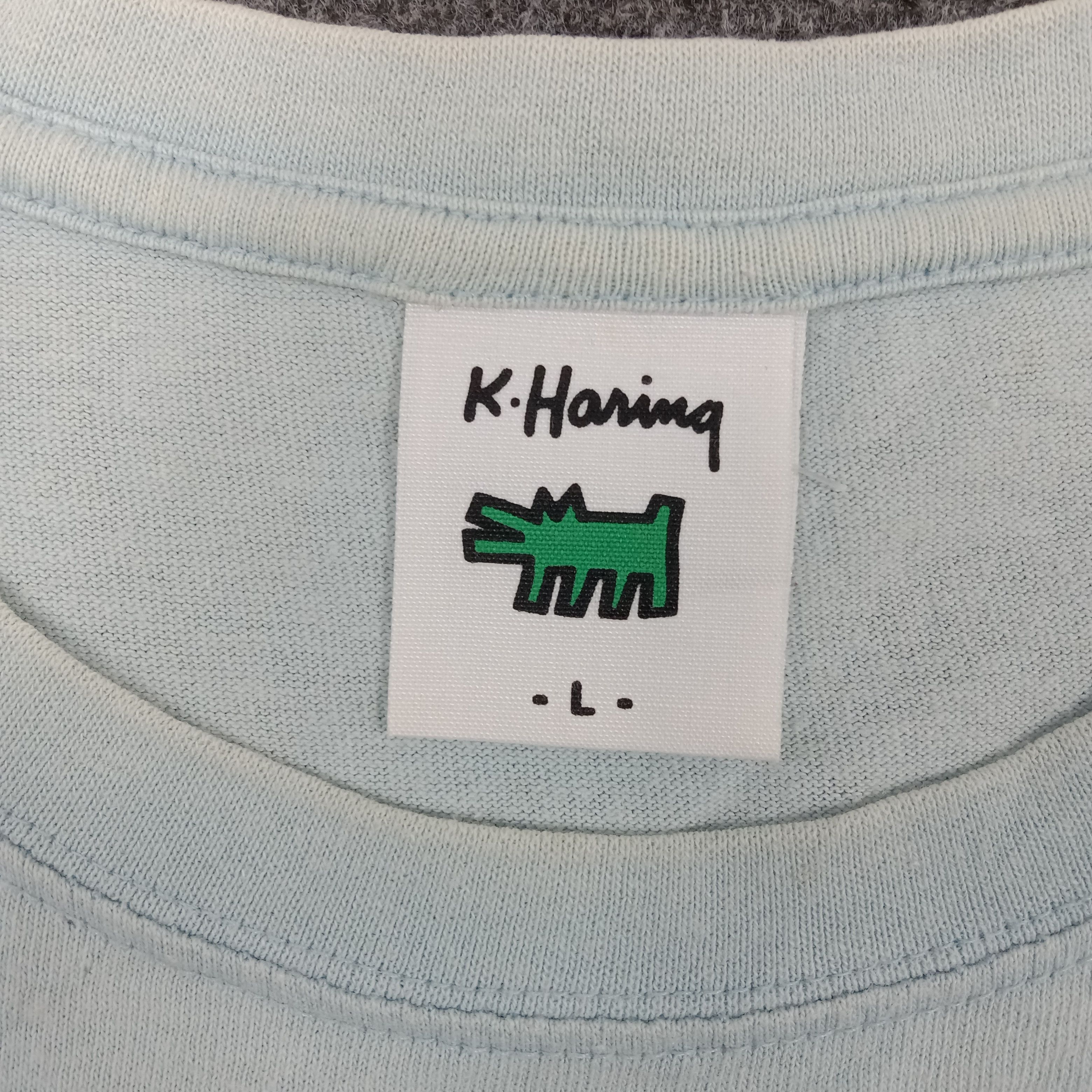 Japanese Brand × Keith Haring × Vintage Keith Haring American Artists Tshirt Size US L / EU 52-54 / 3 - 4 Thumbnail