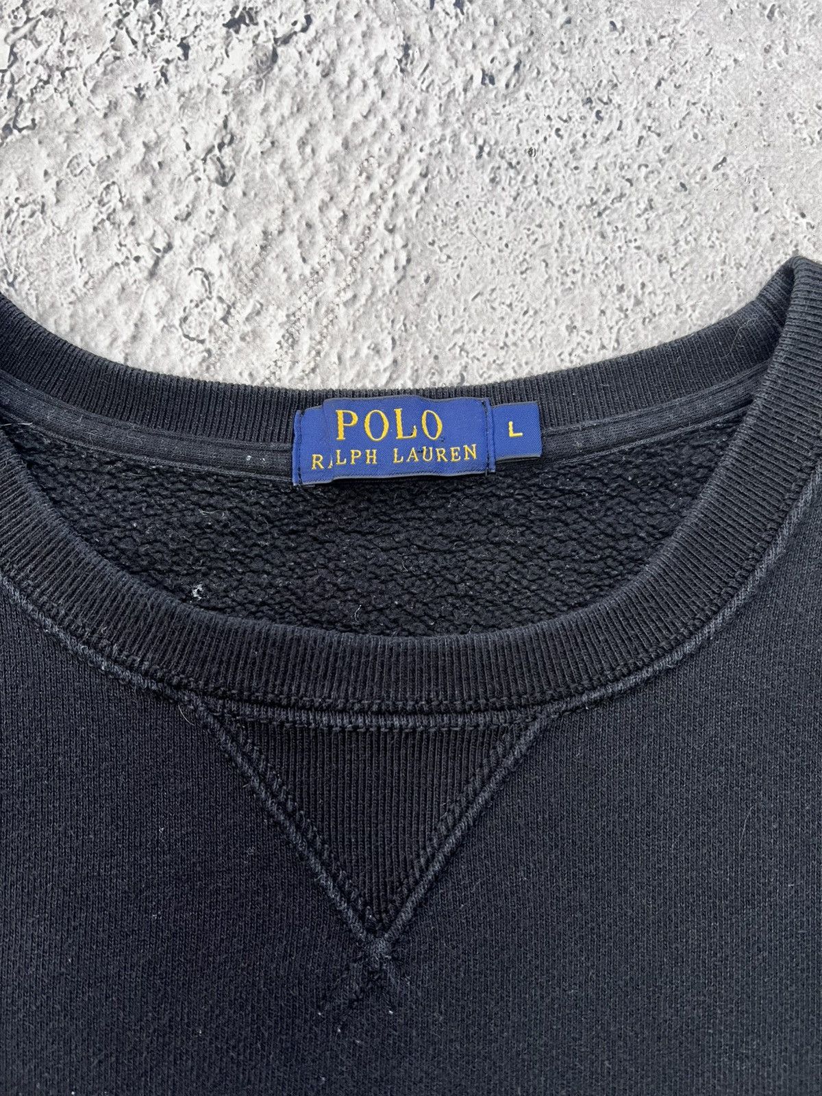 Polo Ralph Lauren × Vintage Polo Ralph Lauren L big logo sweatshirt long sleeve knit Size US L / EU 52-54 / 3 - 6 Thumbnail