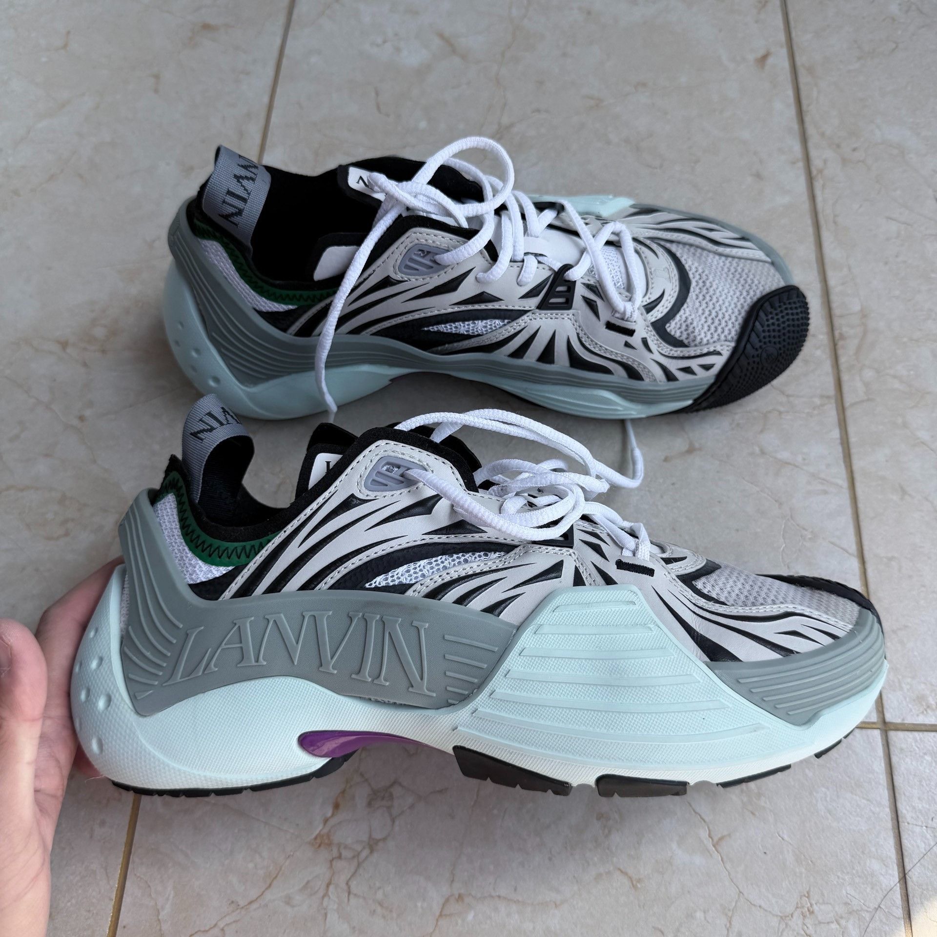 Lanvin Lanvin Flash-X Running Sneakers Size US 8 / EU 41 - 1 Thumbnail