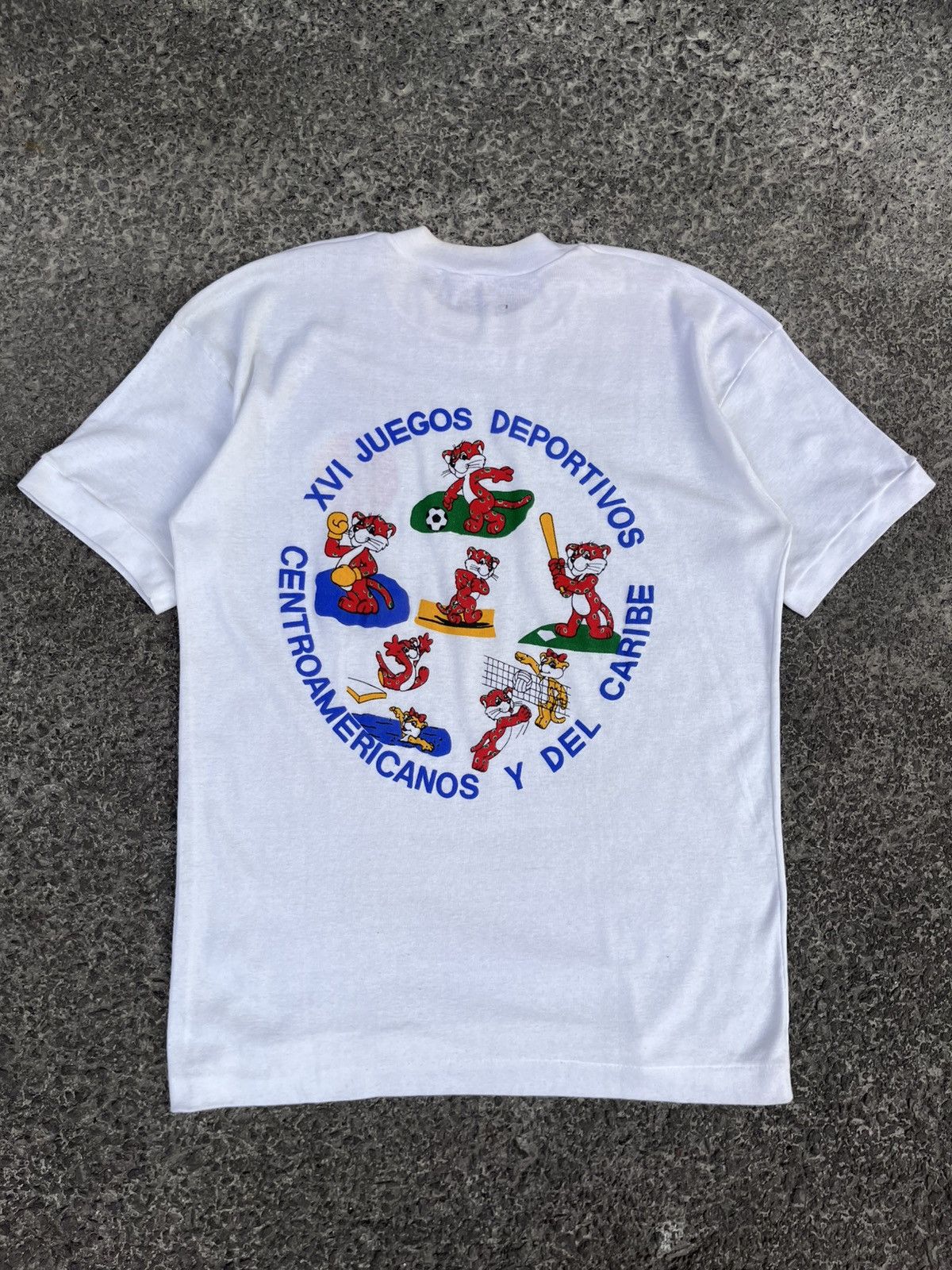 Vintage VINTAGE 1990 LOS JUEGOS DE LA SOLIDARIDAD TEE 🐿️ Size US L / EU 52-54 / 3 - 4 Thumbnail
