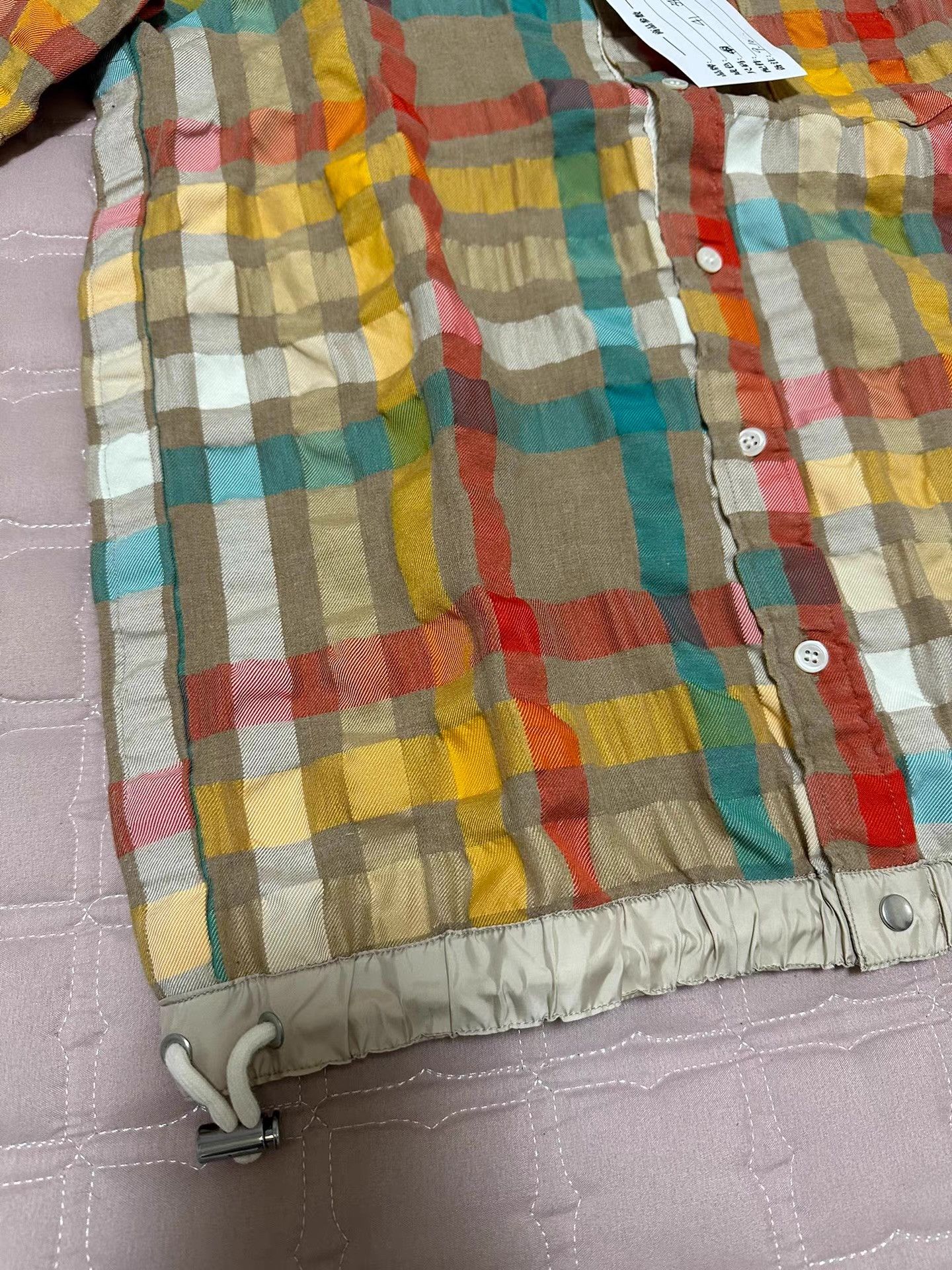 Sacai Acai Color Plaid Short Sleeve Size US M / EU 48-50 / 2 - 2 Thumbnail