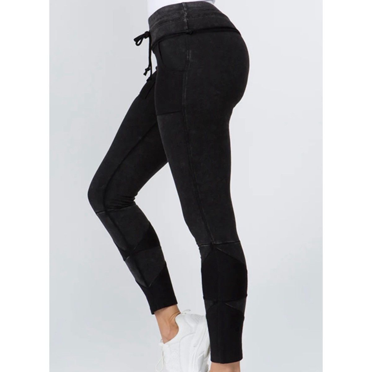 Other mid rise acid wash leggings with pockets and drawstring Size 34" / US 12 / IT 48 - 3 Thumbnail