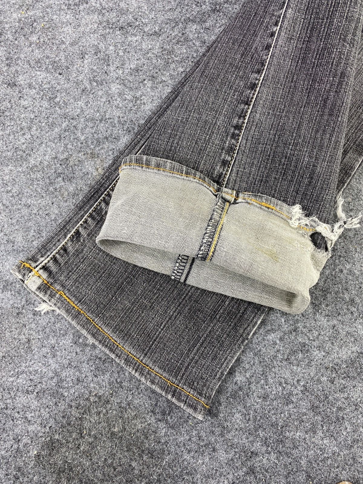 Jean × Vintage × Wrangler Vintage Wrangle Grey Wash Flare Jeans - J985 Size 26" / US 2 / IT 38 - 11 Thumbnail