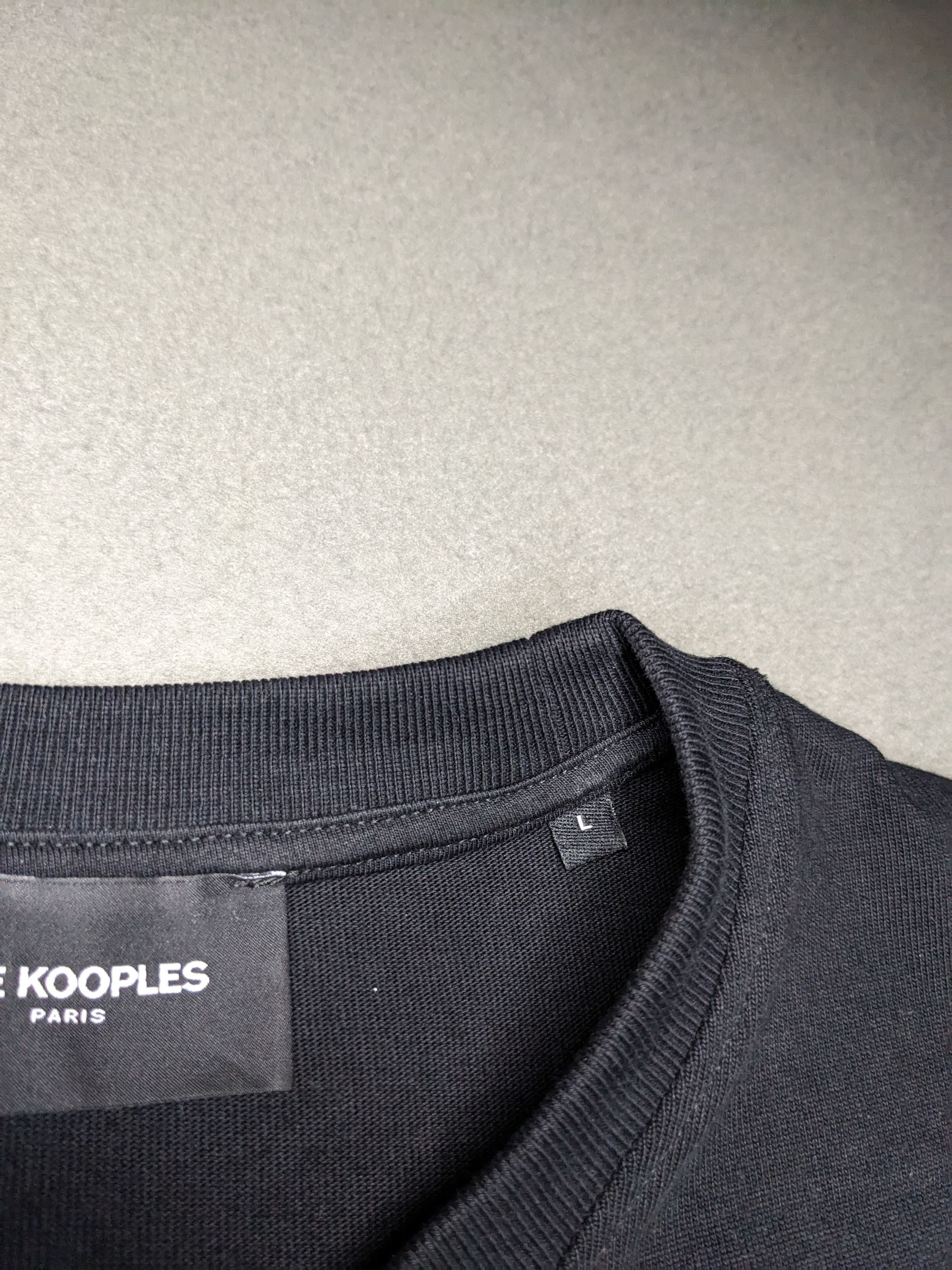 The Kooples The Kooples Paris What Is Shirt Large Graphic Tee Black NWOT Size US L / EU 52-54 / 3 - 6 Thumbnail