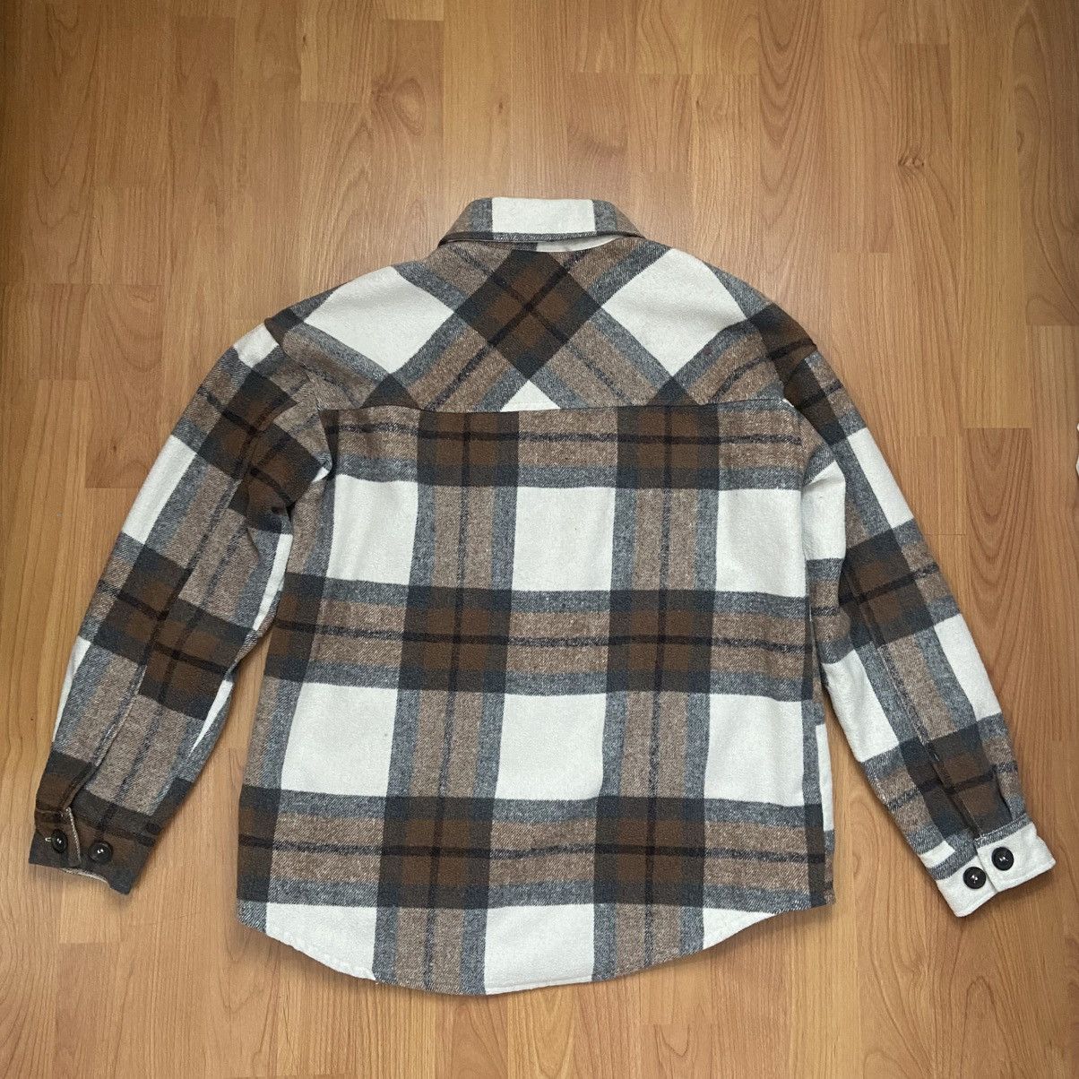 Vintage Thread & Supply Lined Plaid Flannel Jacket Women’s Small Size S / US 4 / IT 40 - 3 Thumbnail