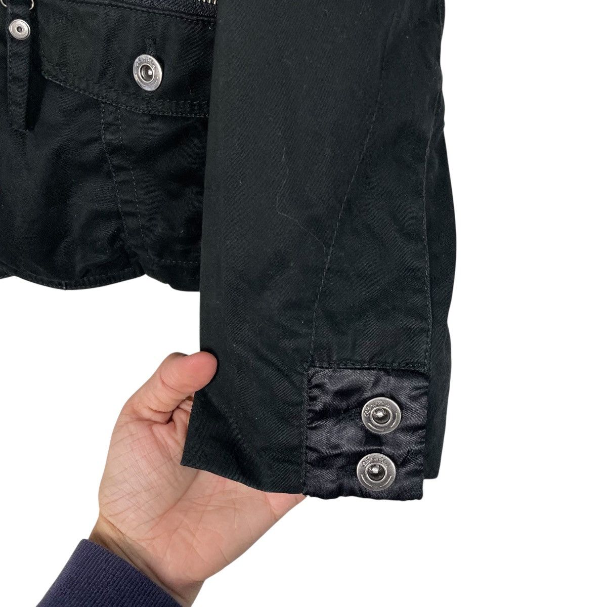 Other Black Punk QS Crop Jacket Size XS / US 0-2 / IT 36-38 - 13 Thumbnail