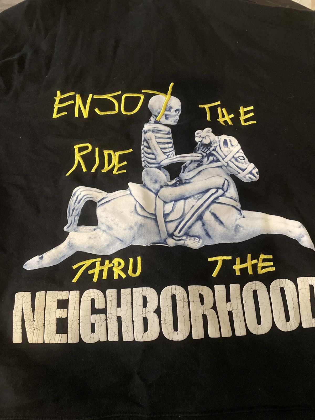 image of Neighborhood x Travis Scott Cactus Jack X Neighbourhood Zip Up Jacket in Black, Men's (Size Medium)