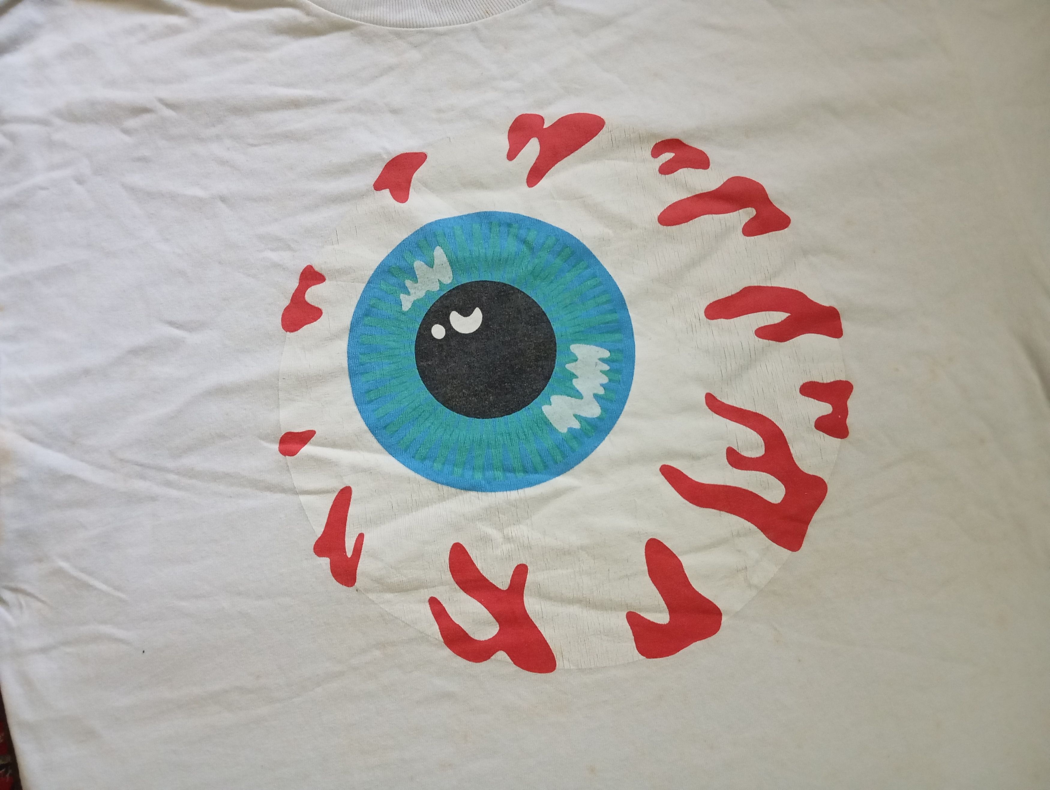 Mishka Mishka NYC Eyeball White skate streetwear Size US L / EU 52-54 / 3 - 3 Thumbnail