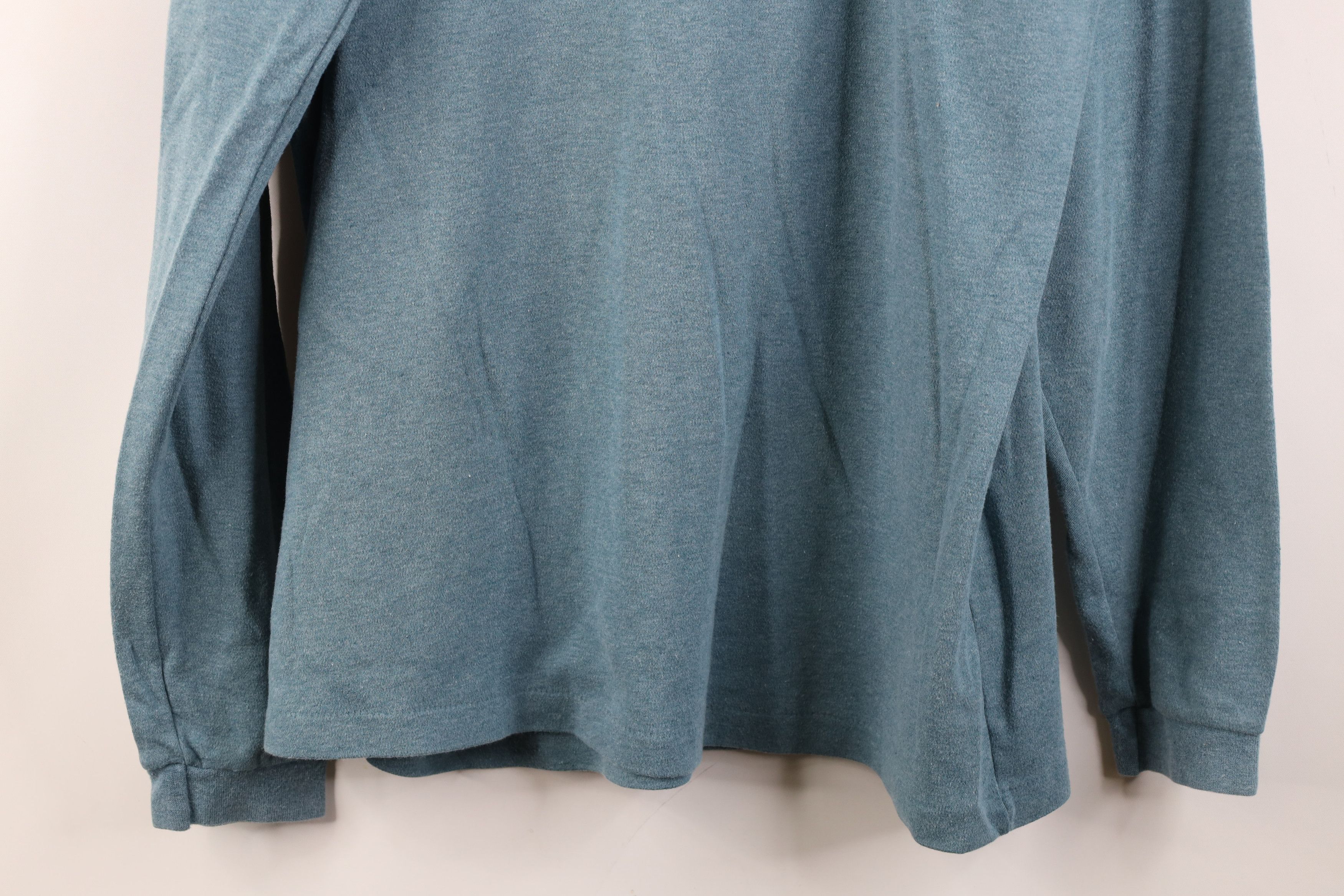 L.L. Bean Vintage 90s LL Bean Blank Long Sleeve Turtleneck T-Shirt USA Size US L / EU 52-54 / 3 - 11 Thumbnail